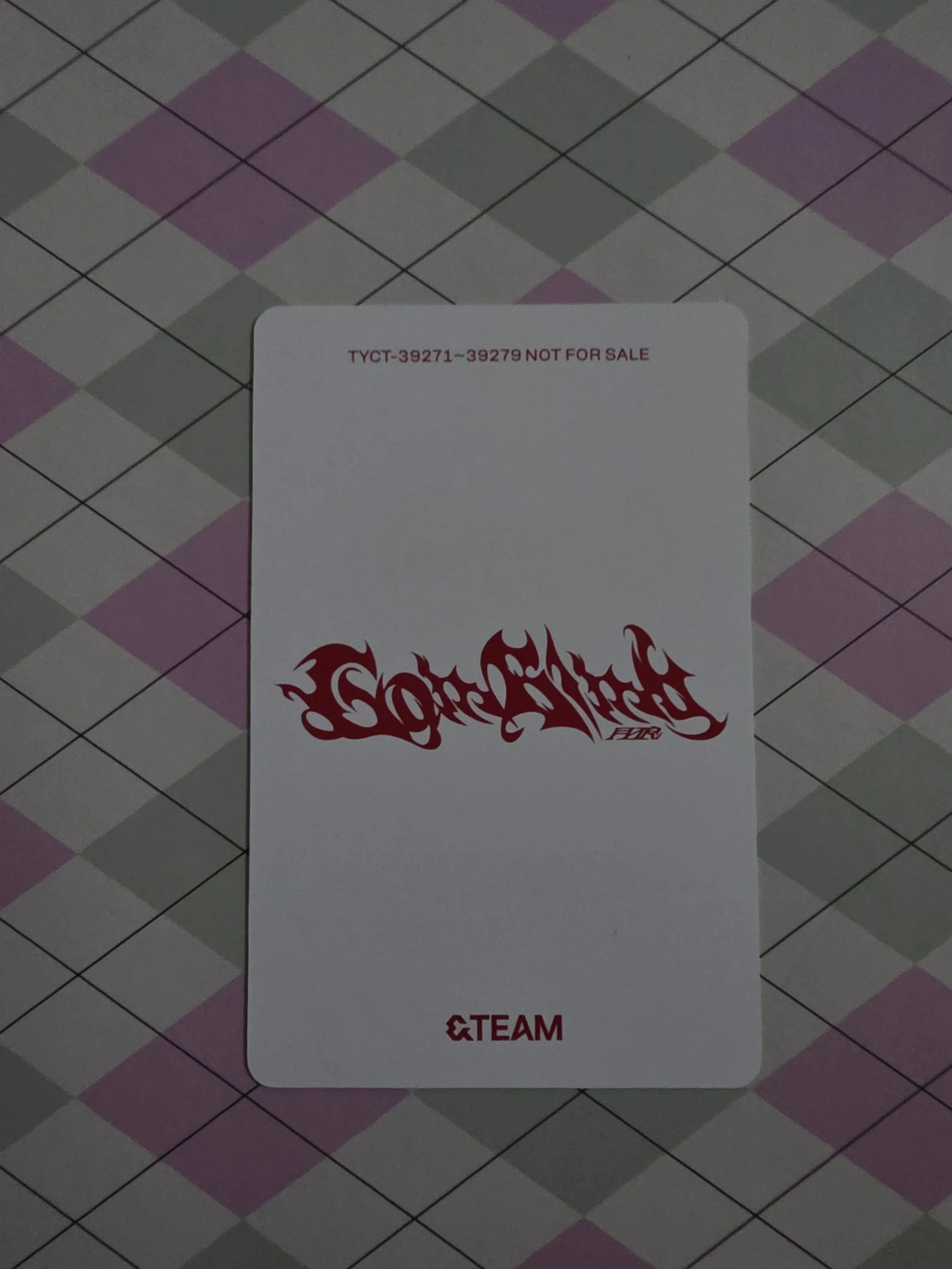 &TEAM Yuma &TEAM - Yuma - Go in Blind - EP Album solo jacket a listing photo 2