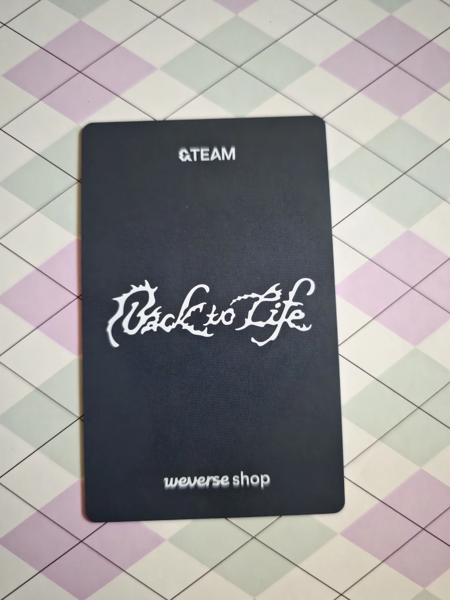 &TEAM Yuma &TEAM - Yuma - Back to Life  Album weverse global shop (wvg) listing photo 2