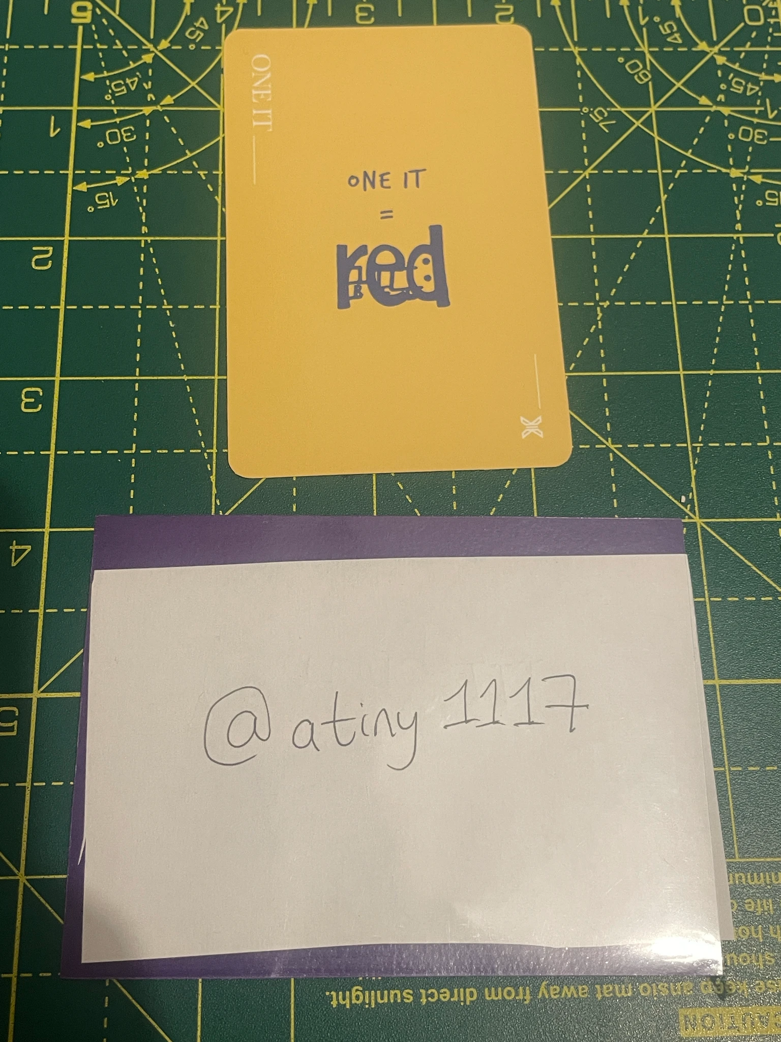 X1 Wooseok X1 - Wooseok - One It Fankit Other yellow back listing photo 2