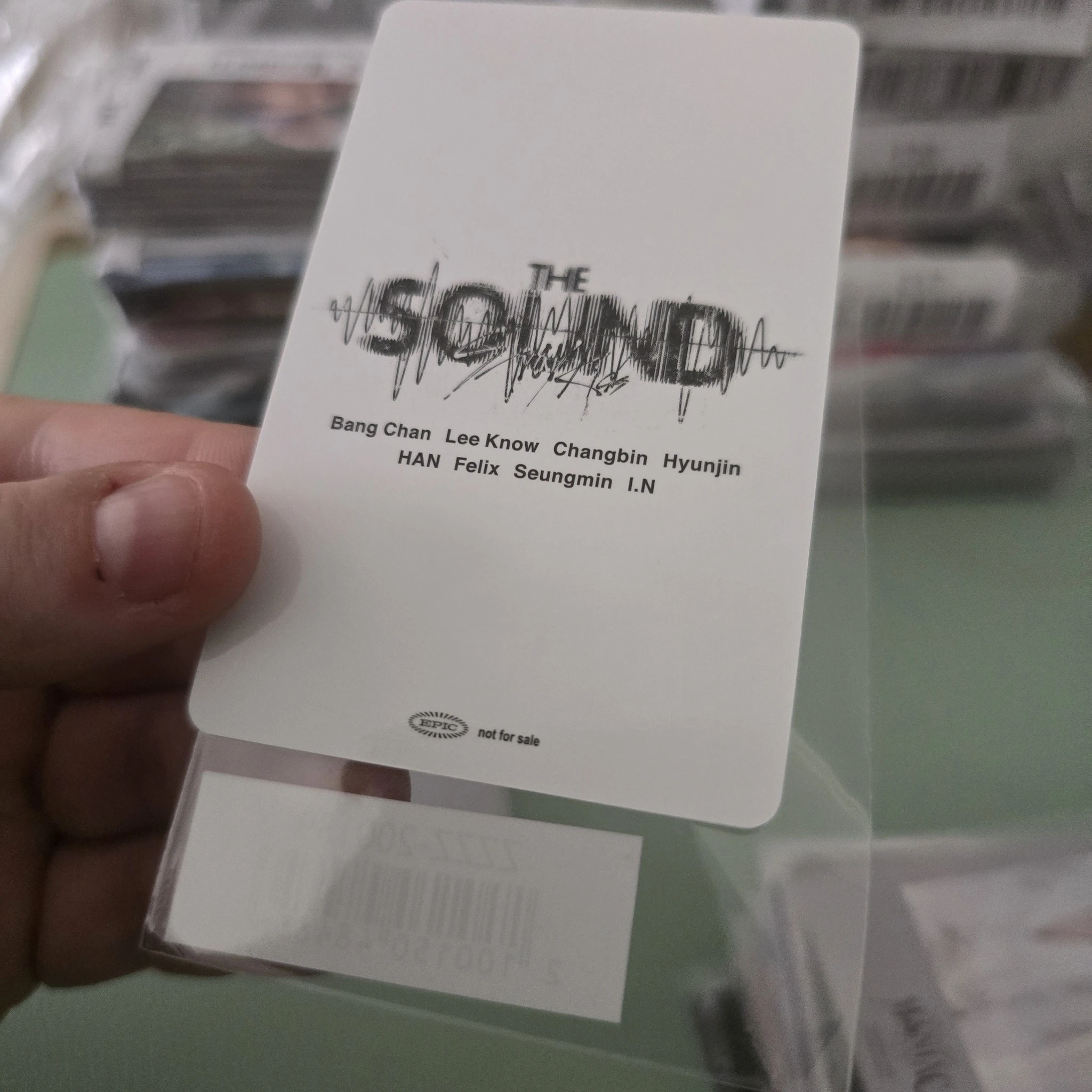Stray Kids Stray Kids - HAN & Hyunjin - The Sound Album album photocard jpfc (japan fanclub) listing photo 2