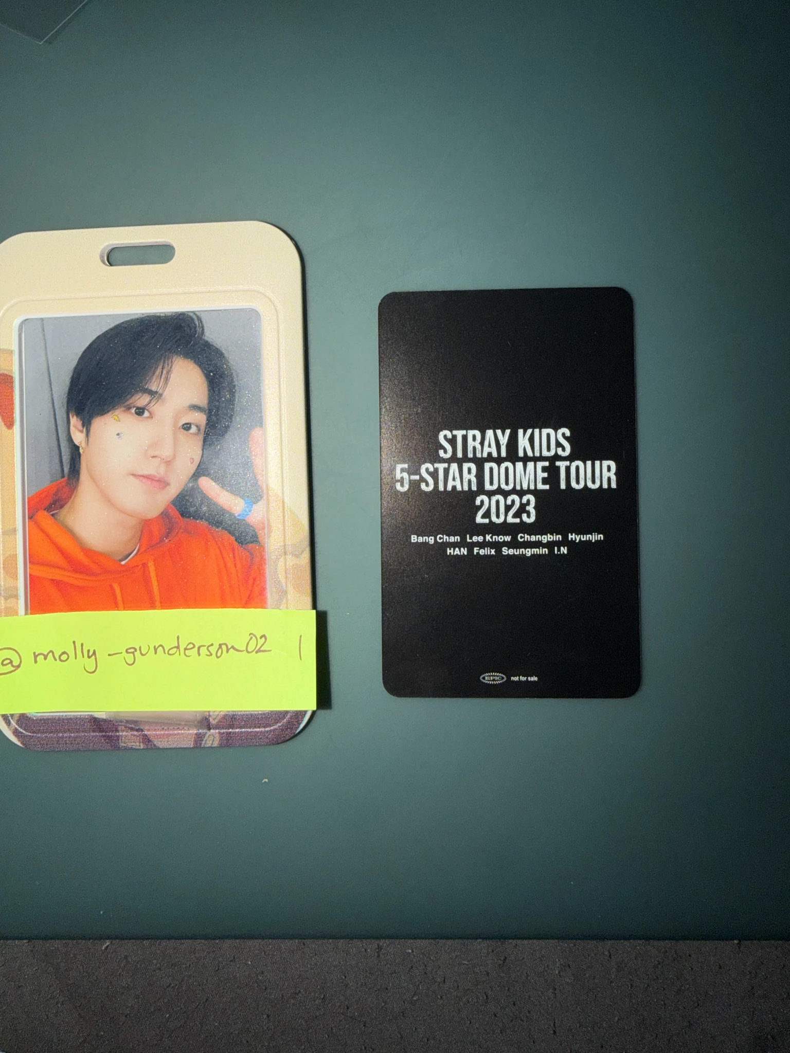 Stray Kids Seungmin Stray Kids - Seungmin - 5-Star Dome Tour 2023 Event osaka day 2 purchase benefit venue-limited social path listing photo 2