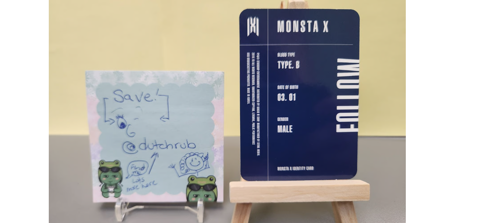 MONSTA X Wonho MONSTA X - Wonho - Follow - Find You Album id card album photocard M version first press only listing photo 2
