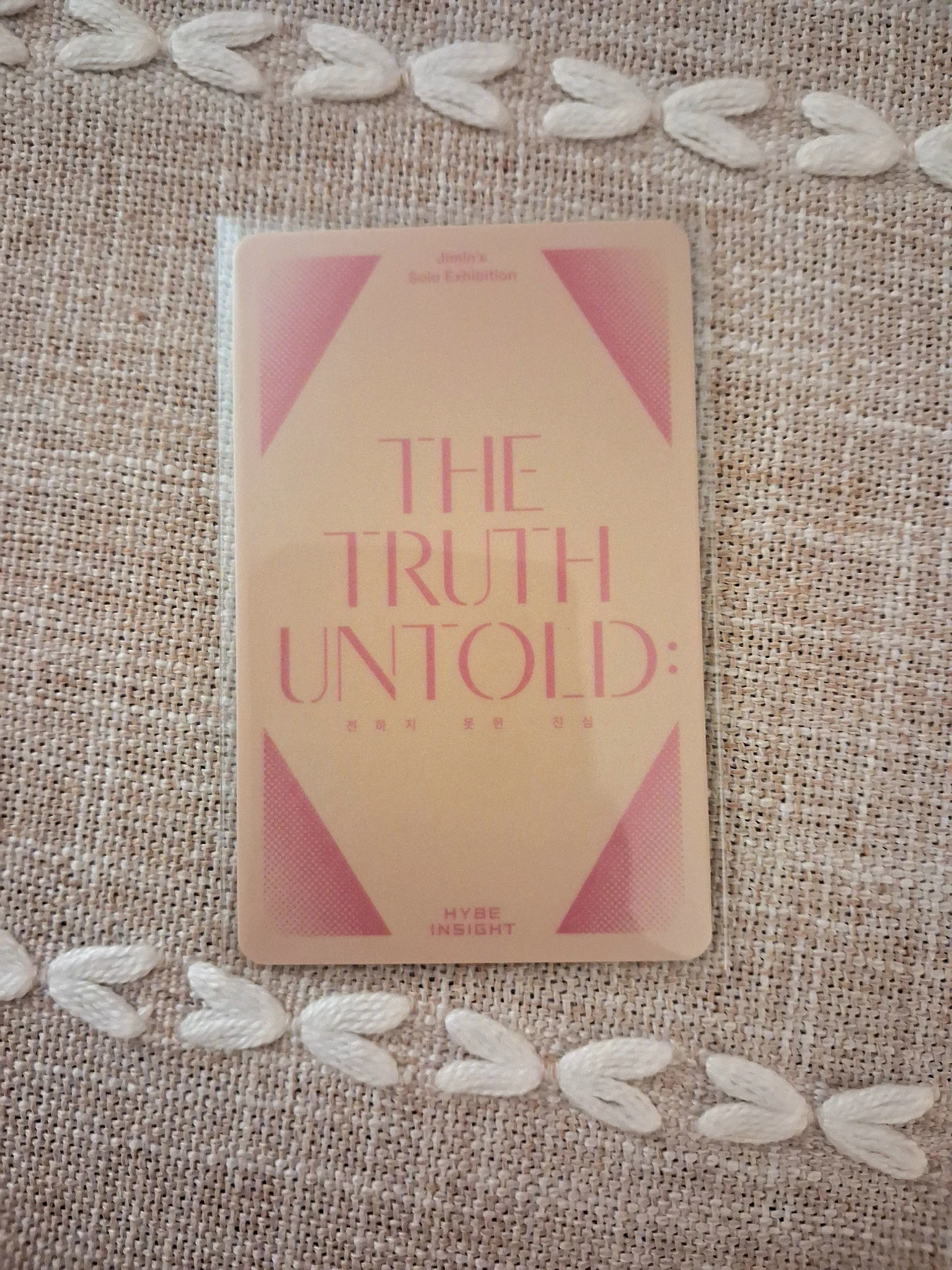 BTS Jimin BTS - Jimin - The Truth Untold Event photo ticket type a listing photo 2