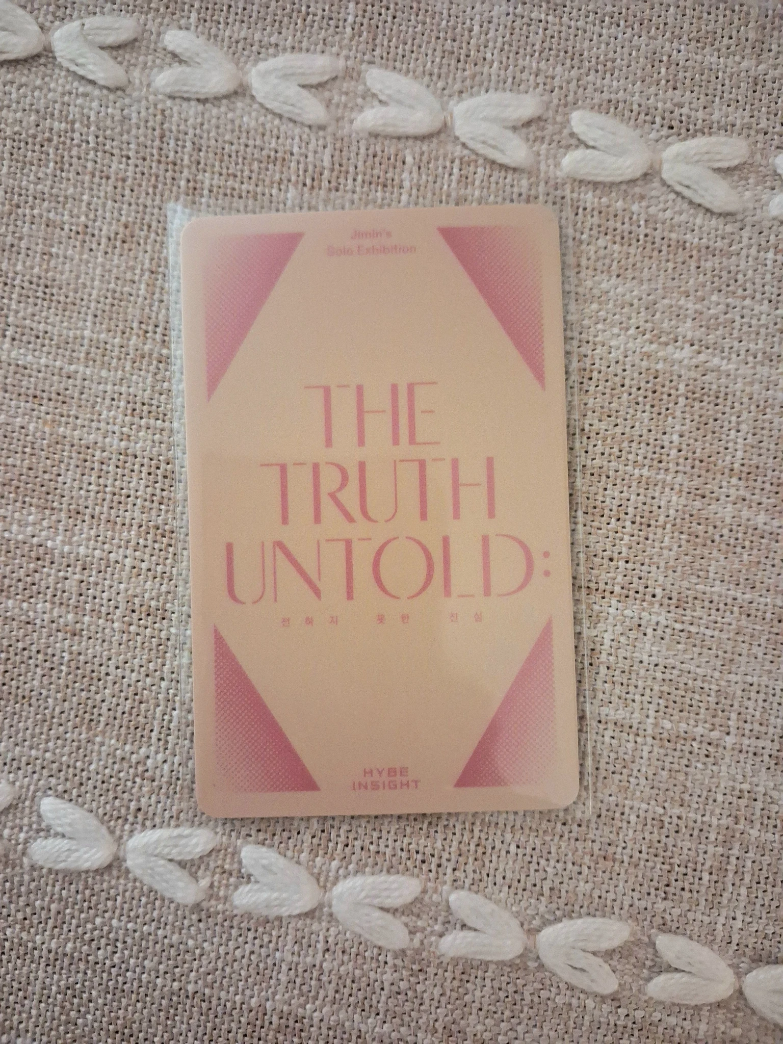 BTS Jimin BTS - Jimin - The Truth Untold Event photo ticket type a listing photo 2