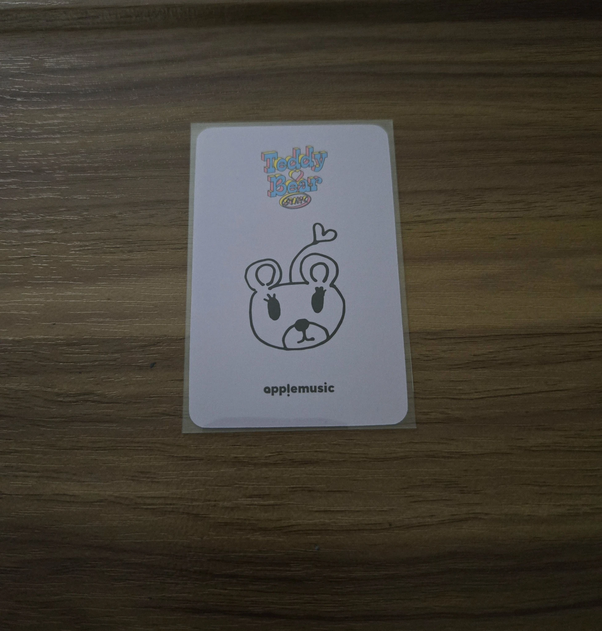 STAYC Sumin STAYC - Sumin - Teddy Bear Album apple music lucky draw pob (pre-order benefit) listing photo 2