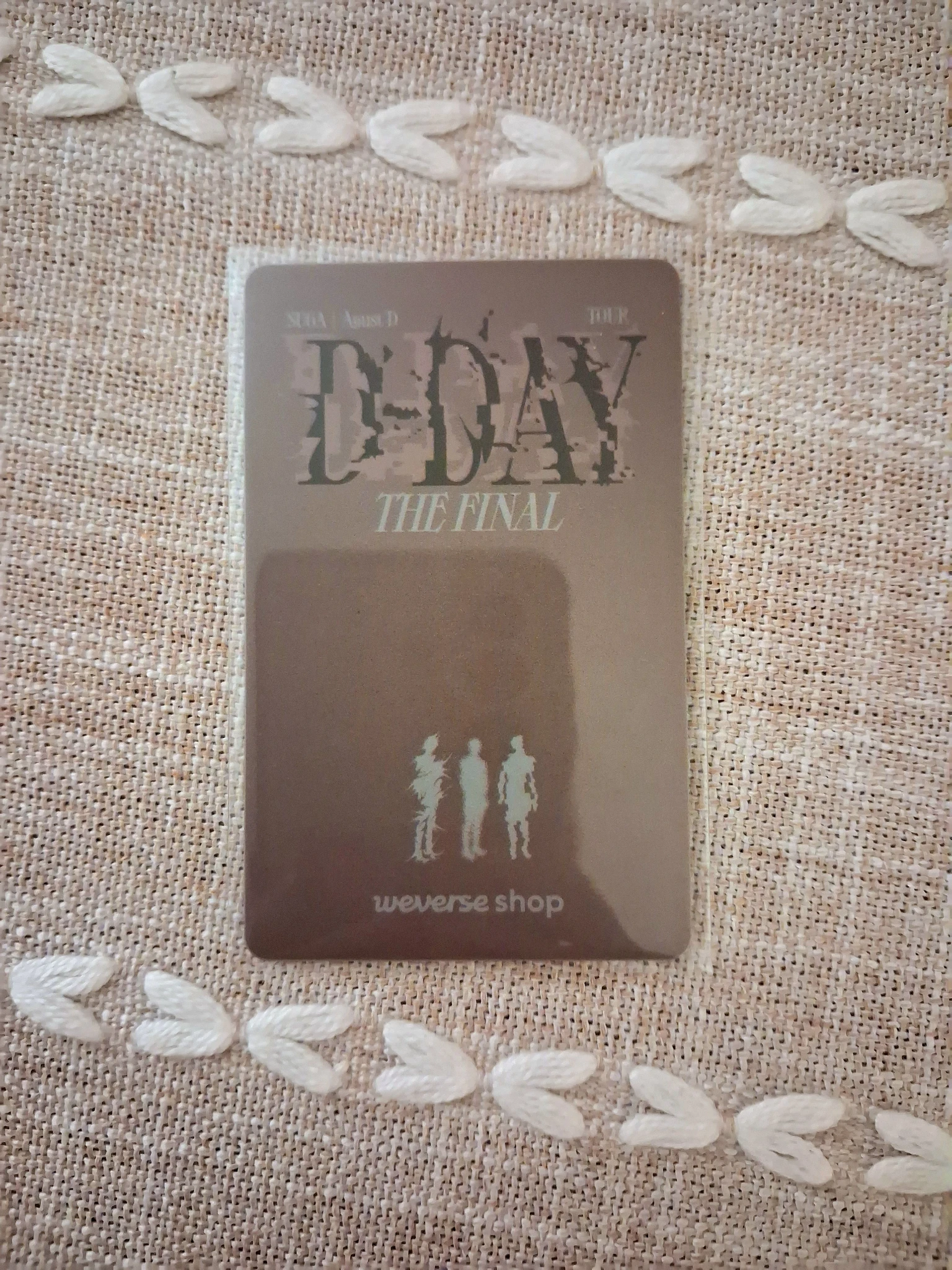 BTS SUGA BTS - SUGA - D-DAY Tour Event lucky draw album pick-up seoul listing photo 2