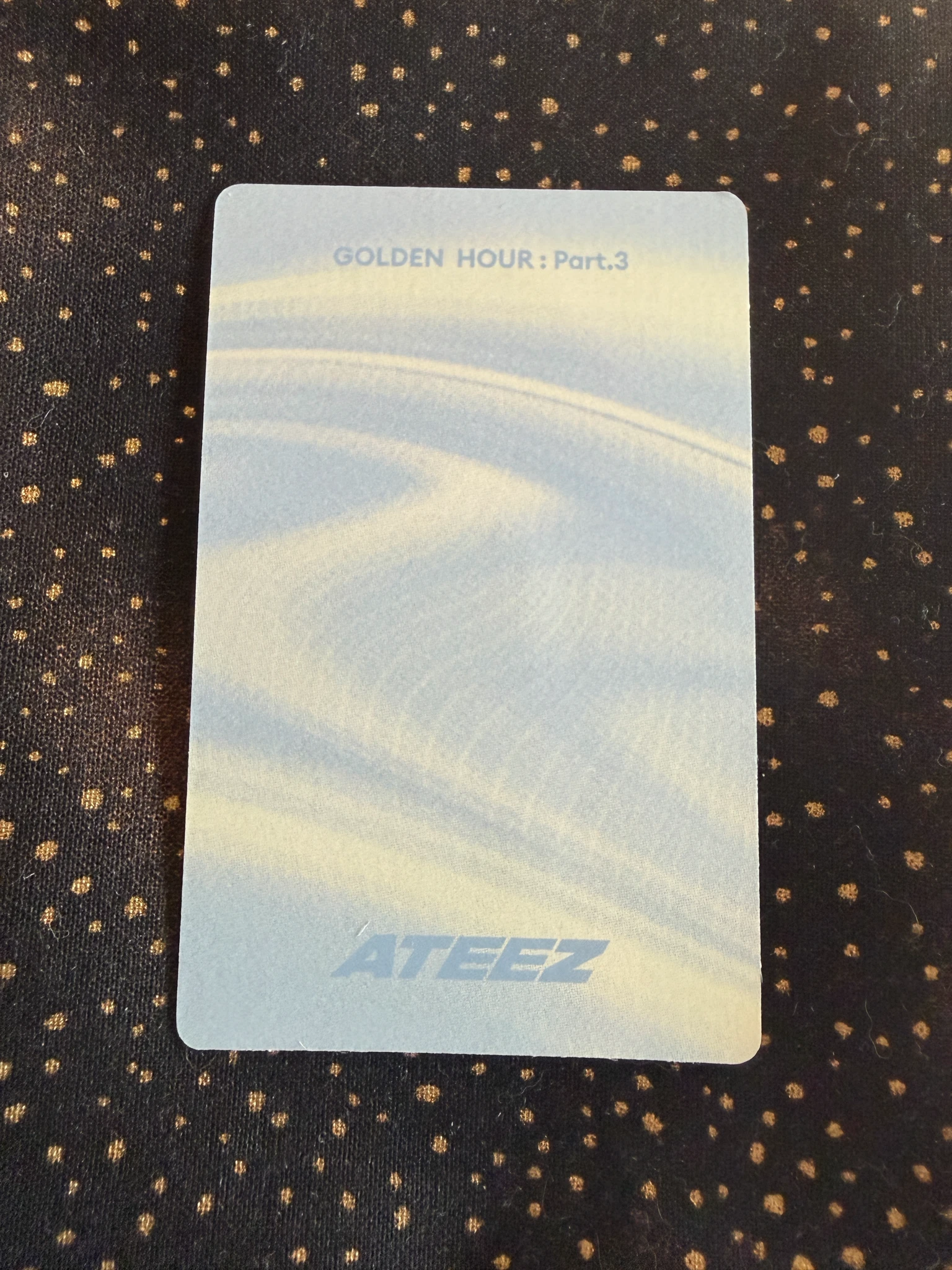ATEEZ Mingi ATEEZ - Mingi - Golden Hour : Part.3 Album version 1 poca album album photocard listing photo 2