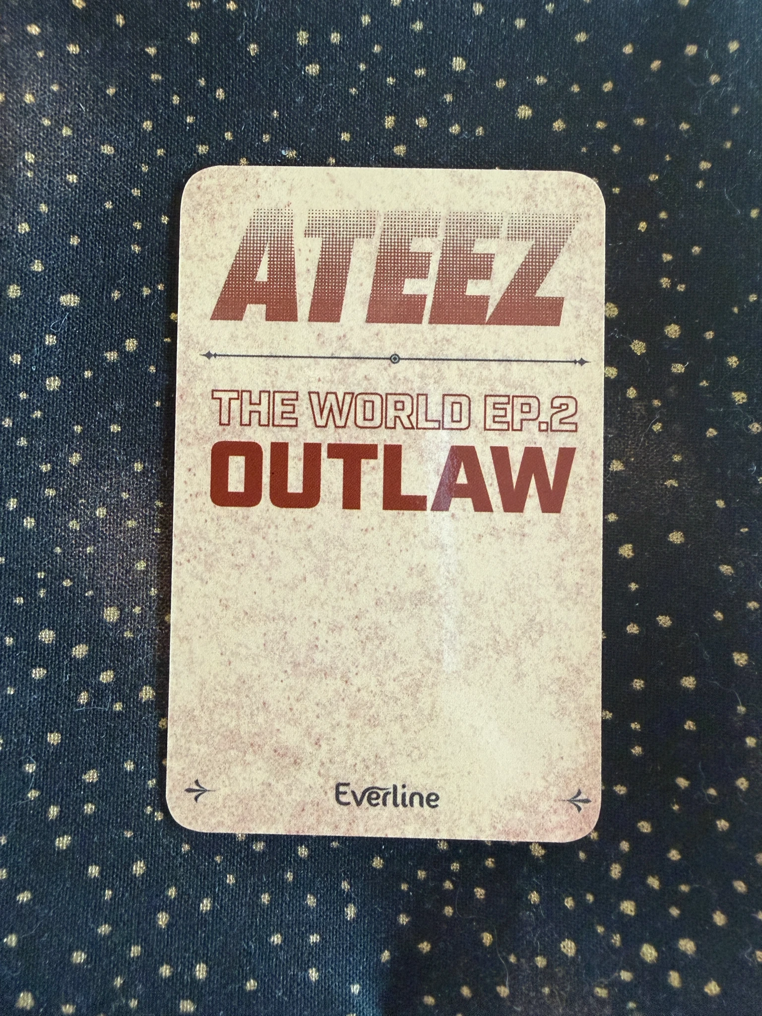 ATEEZ Yunho ATEEZ - Yunho - THE WORLD EP.2 : OUTLAW Album everline pop-up exclusive offline stamp event listing photo 2