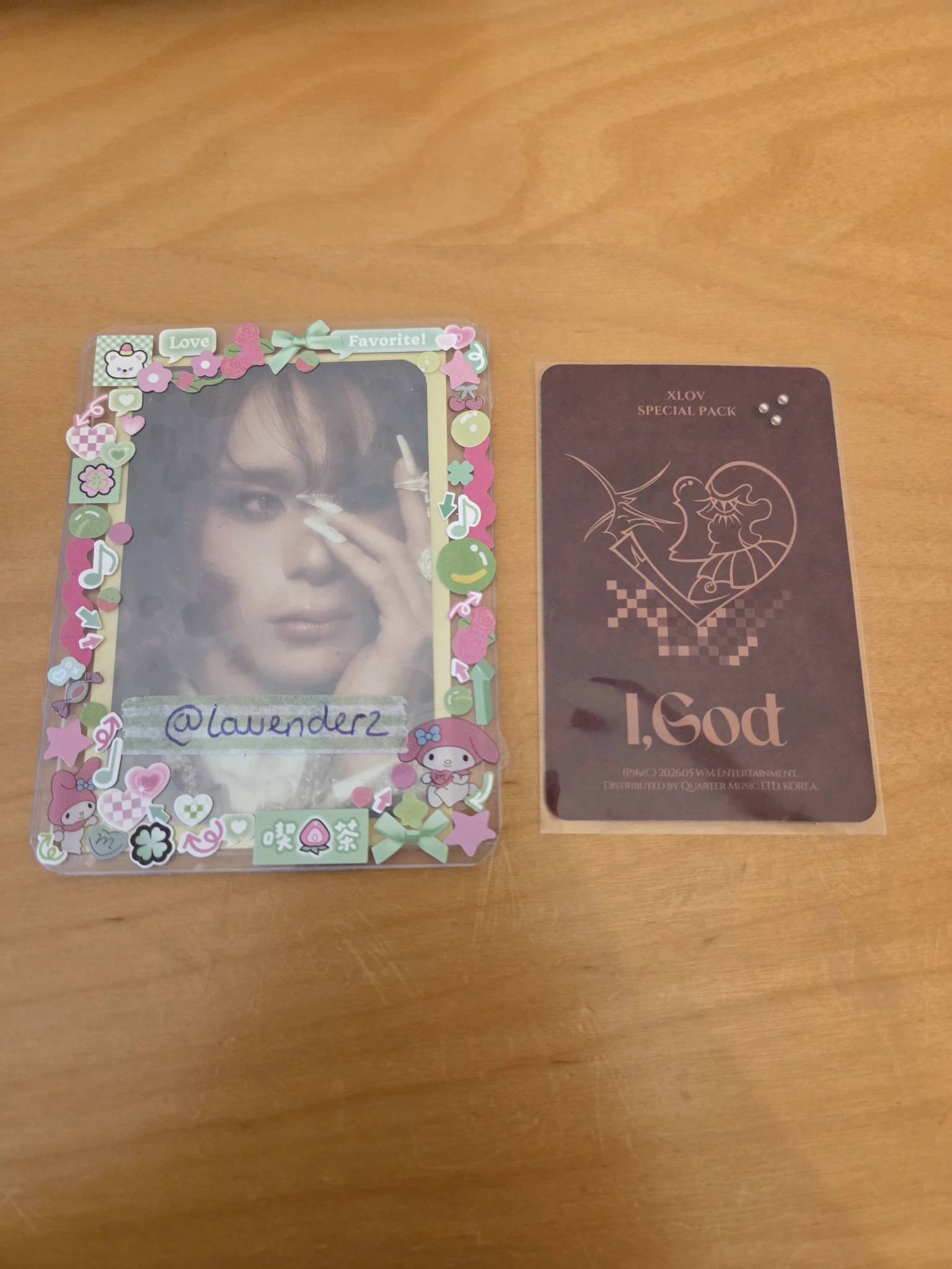 XLOV Haru XLOV - Haru - I, God Album special pack album photocard listing photo 2