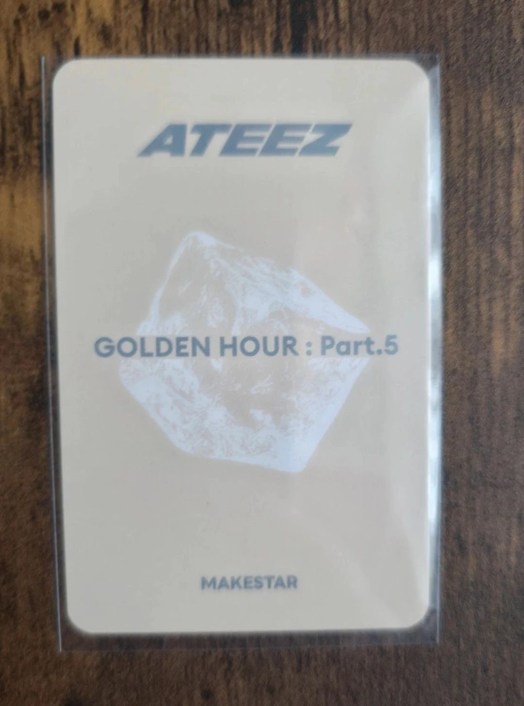 ATEEZ ATEEZ - Jongho & Wooyoung - GOLDEN HOUR : Part.5 Album makestar lucky draw (LD) unit listing photo 2
