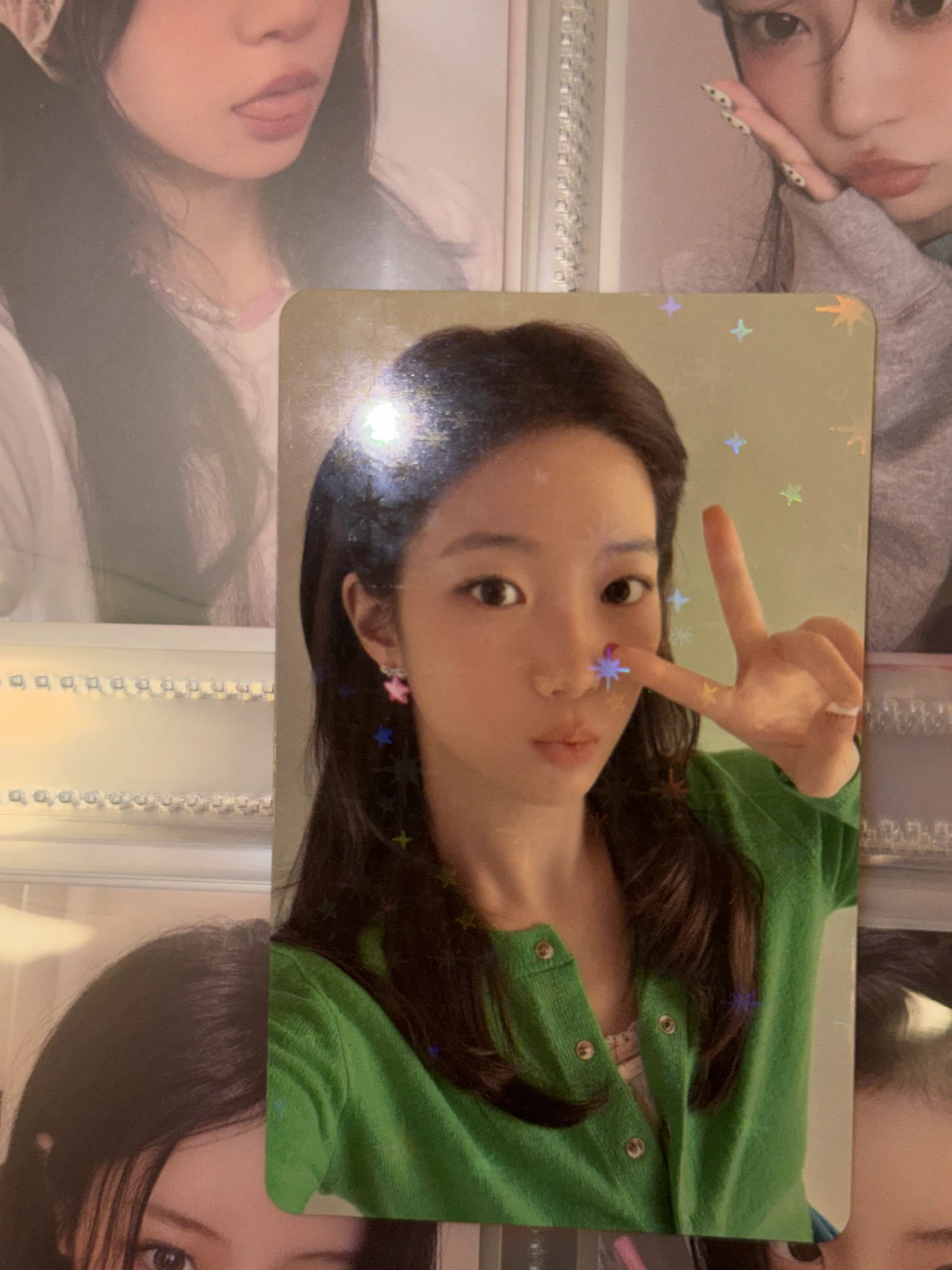 LE SSERAFIM Kazuha LE SSERAFIM - Kazuha - PUREFLOW pt.1 Album weverse japan shop (wvj) pob (pre-order benefit) holographic (hologram) compact version listing photo 2