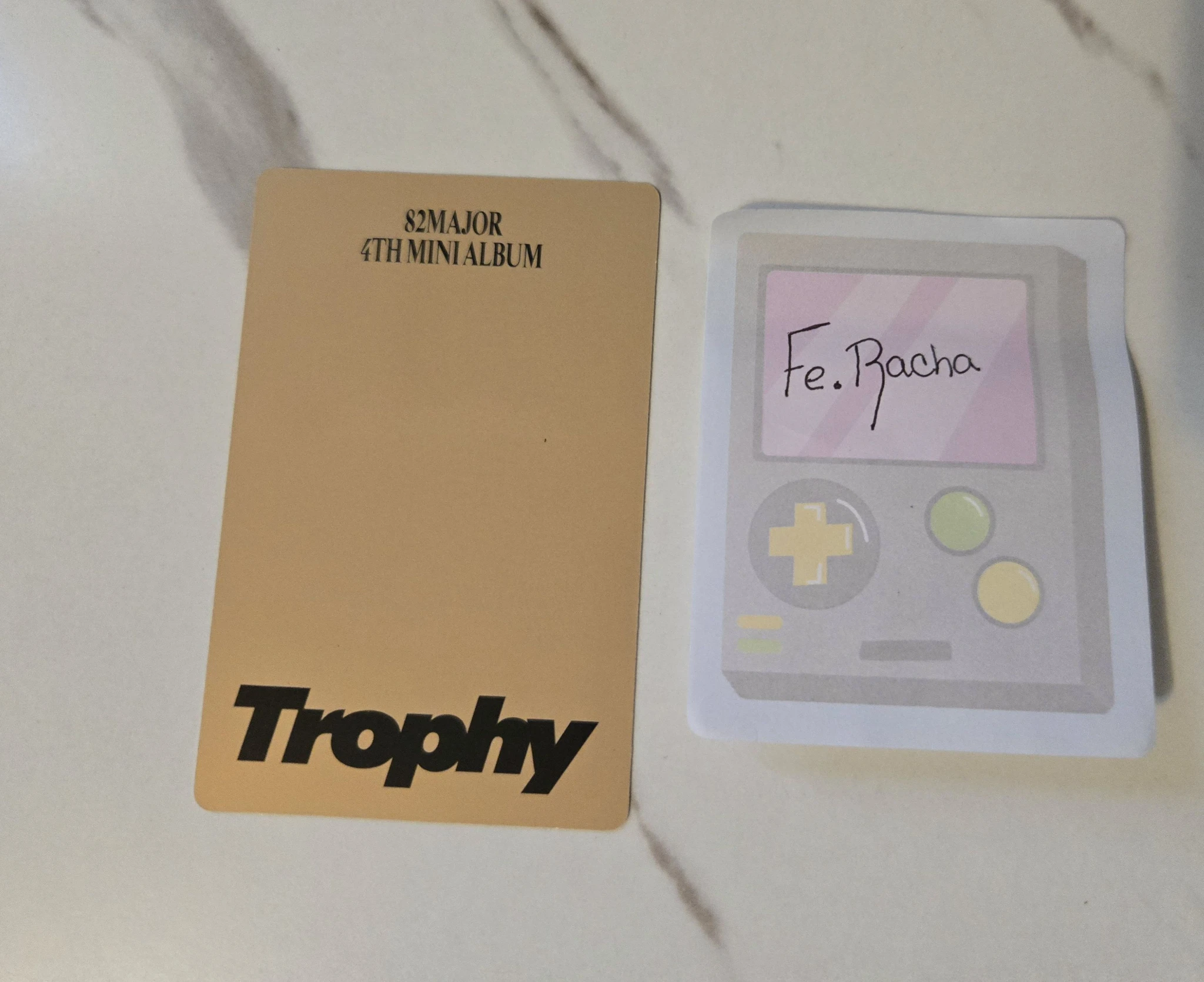 82Major Seongil 82Major - Seongil - Trophy Album album photocard poca album listing photo 2