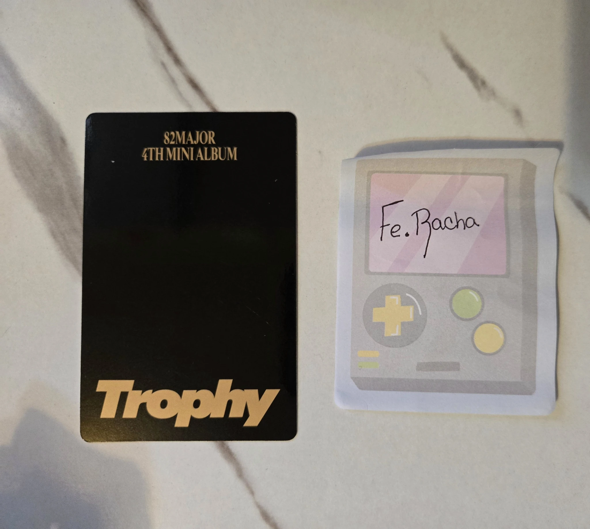 82Major Seokjoon 82Major - Seokjoon - Trophy Album album photocard poca album listing photo 2
