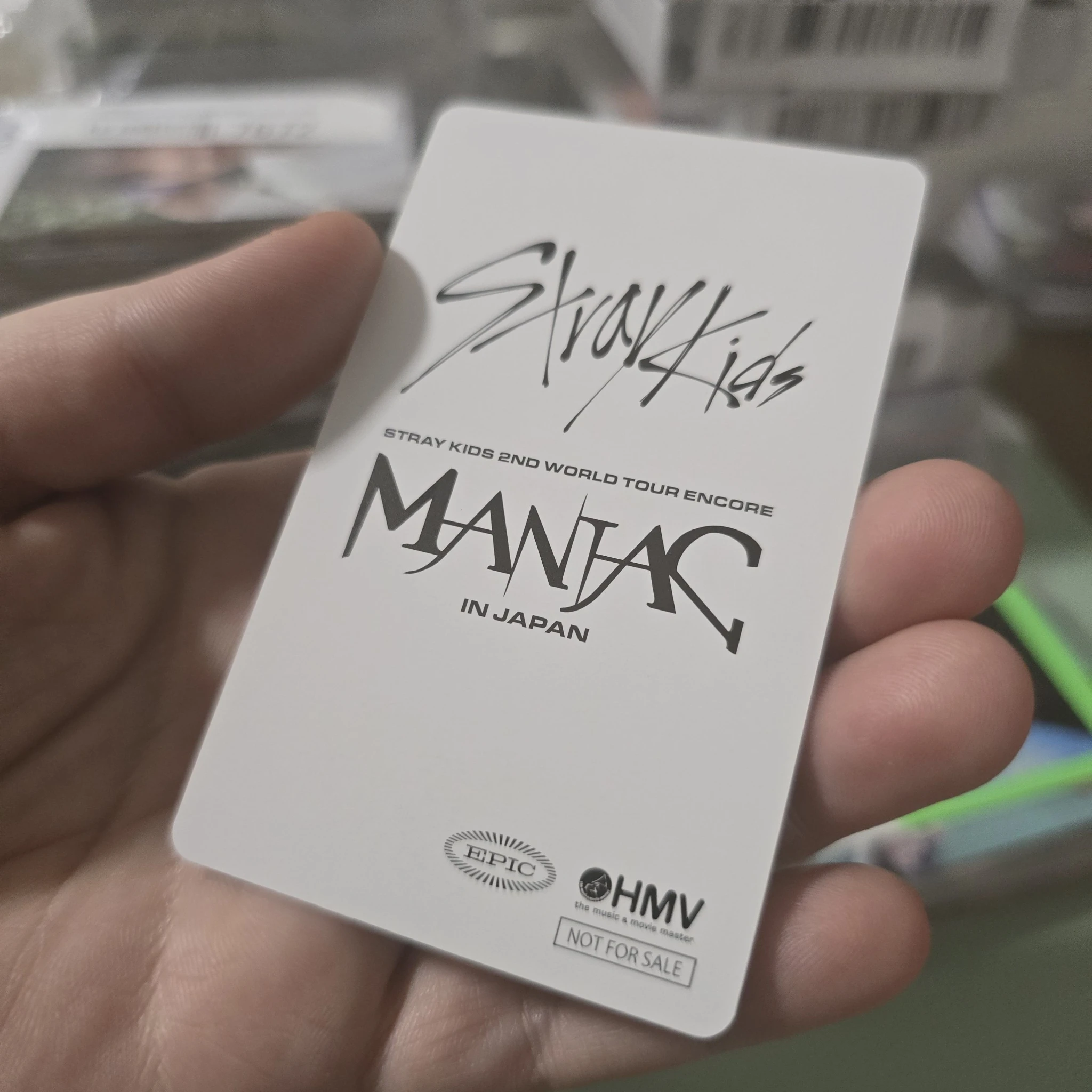 Stray Kids Changbin Stray Kids - Changbin - 2nd World Tour MANIAC ENCORE in JAPAN Blu-ray Other hmv pre-order benefit (pob) listing photo 2