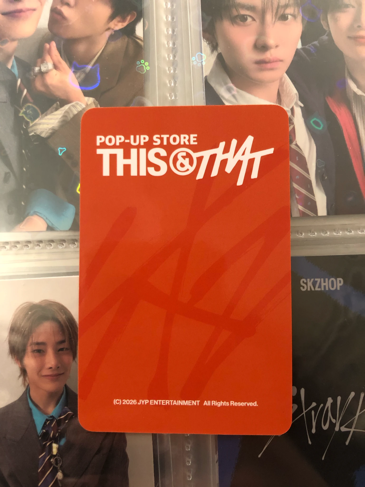 Stray Kids Stray Kids - Bang Chan & Lee Know - THIS & THAT Album lucky draw (LD) pop-up soundwave round 1 listing photo 2