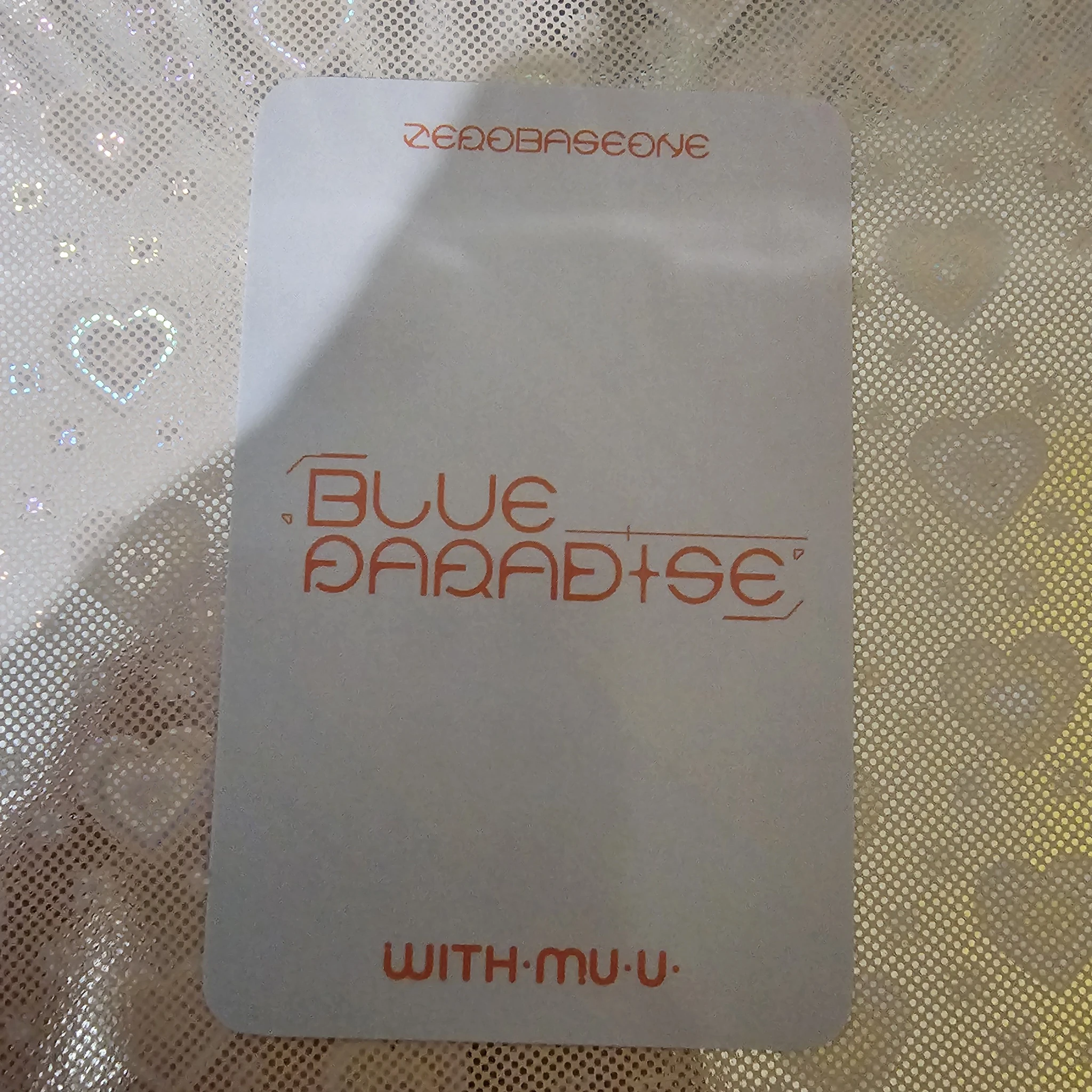 ZEROBASEONE Yujin ZEROBASEONE - Yujin - Blue Paradise Album withmuu lucky draw listing photo 2