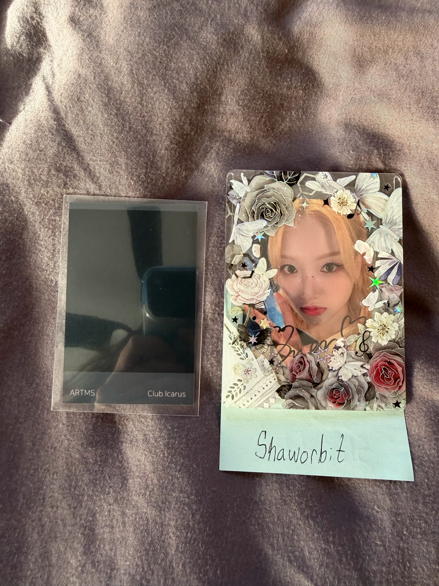 ARTMS JinSoul ARTMS - JinSoul - Club Icarus Album kpop together video call (fancall) polaroid listing photo 2