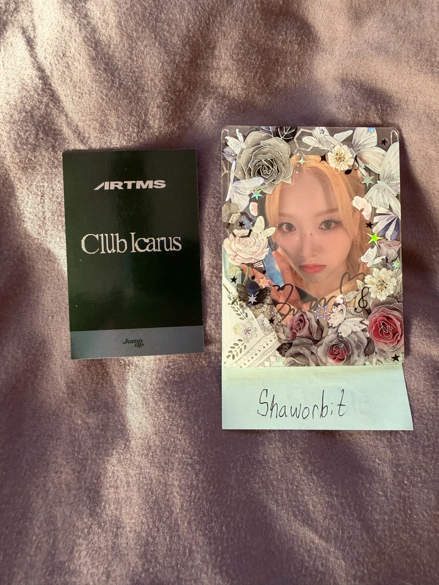 ARTMS JinSoul ARTMS - JinSoul - Club Icarus Album polaroid round 7 jump up video call (fancall) listing photo 2