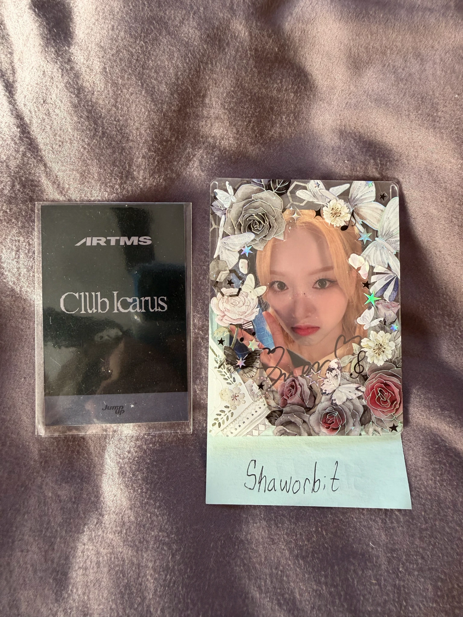 ARTMS JinSoul ARTMS - JinSoul - Club Icarus Album jump up polaroid video call (fancall) round 10 listing photo 2