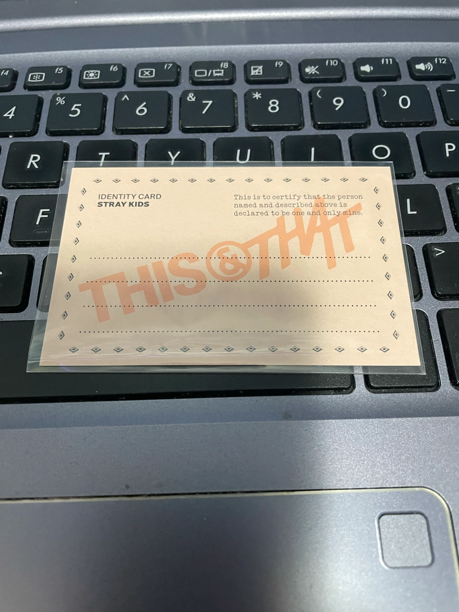 Stray Kids Seungmin Stray Kids - Seungmin - This & That Album id card that version album photocard listing photo 2