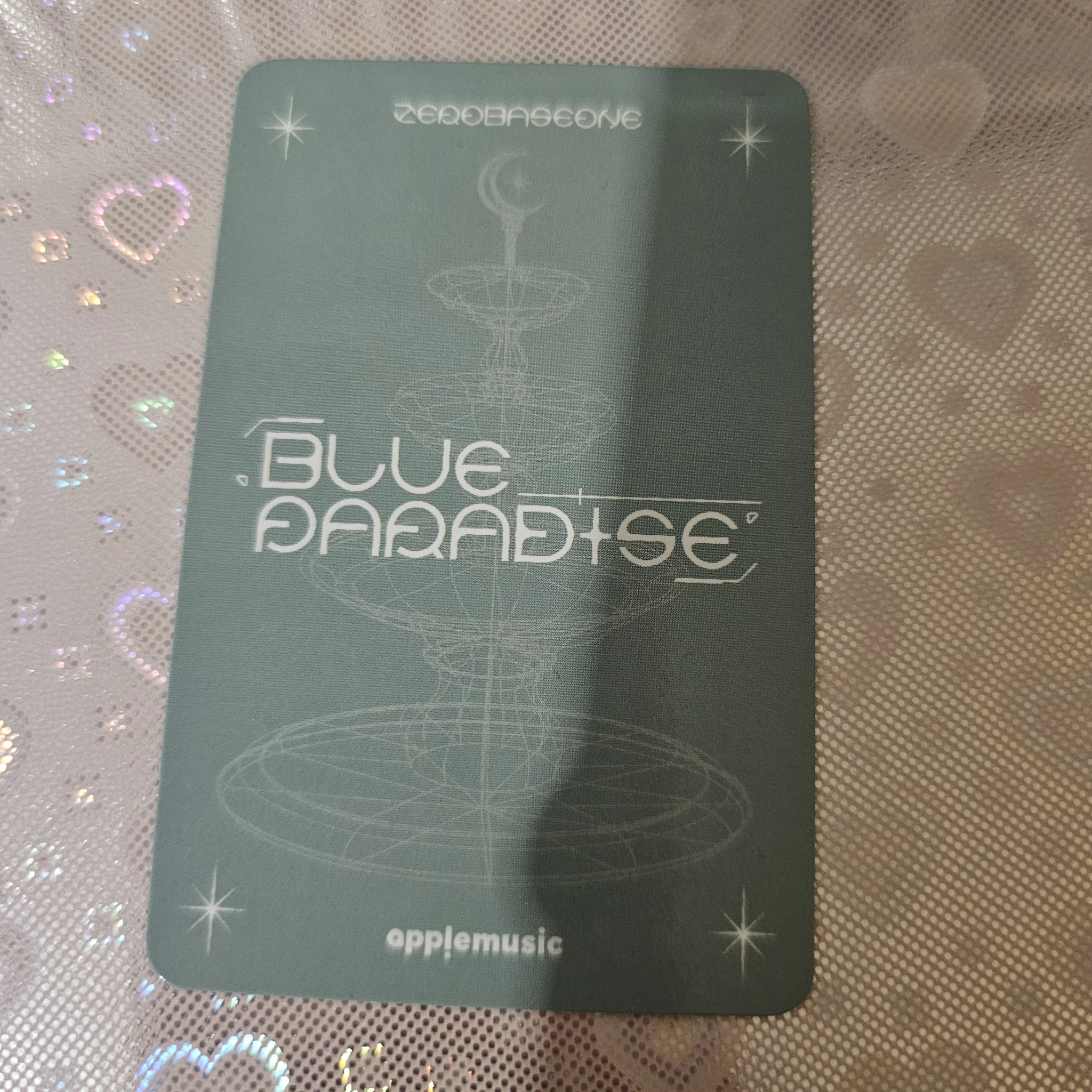 ZEROBASEONE Gunwook ZEROBASEONE - Gunwook - Blue Paradise Album pob (pre-order benefit) apple music zerose version listing photo 2