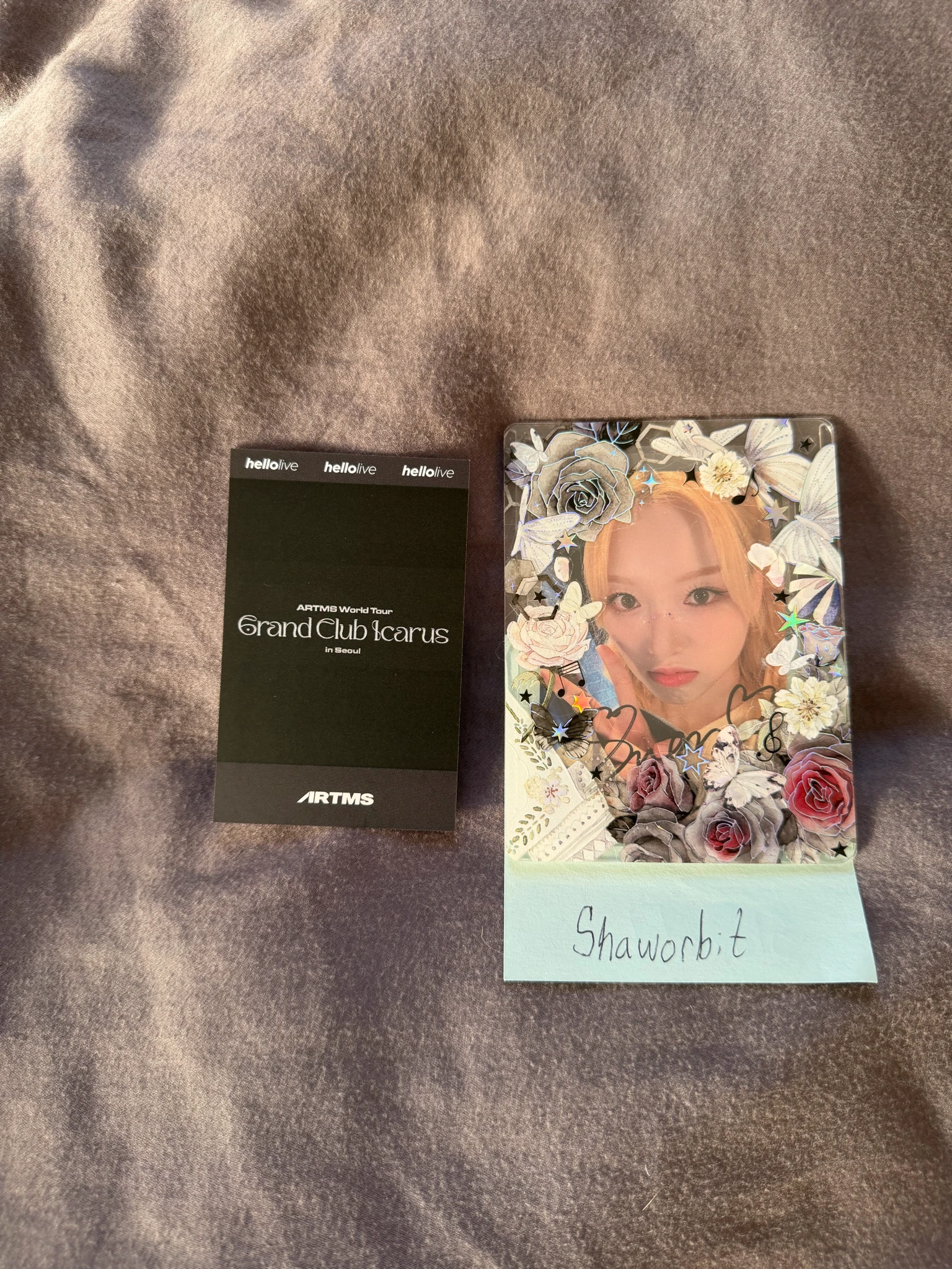 ARTMS Choerry ARTMS - Choerry - Grand Club Icarus Tour Event polaroid hellolive listing photo 2