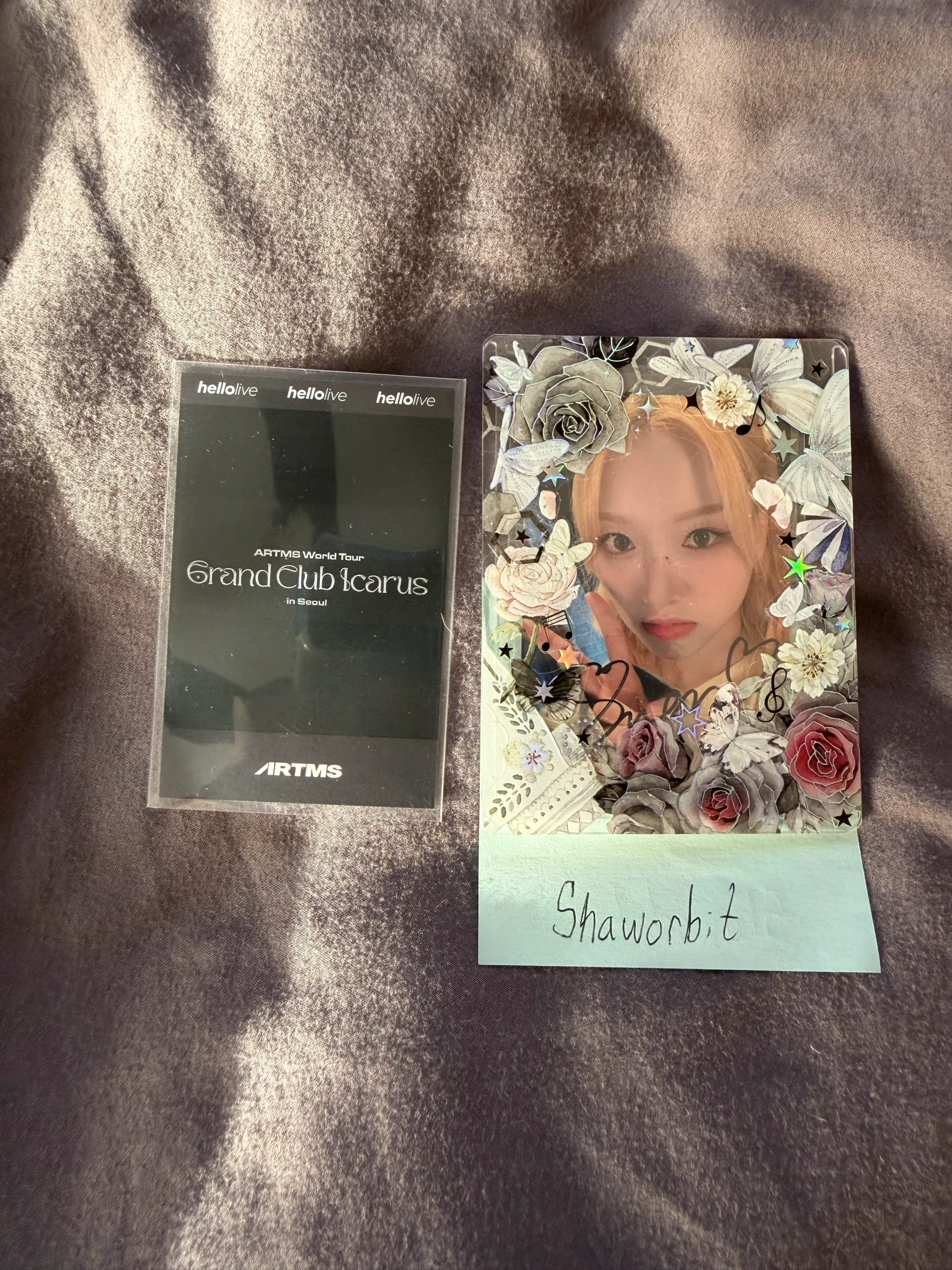 ARTMS HaSeul ARTMS - HaSeul - Grand Club Icarus Tour Event hellolive polaroid listing photo 2