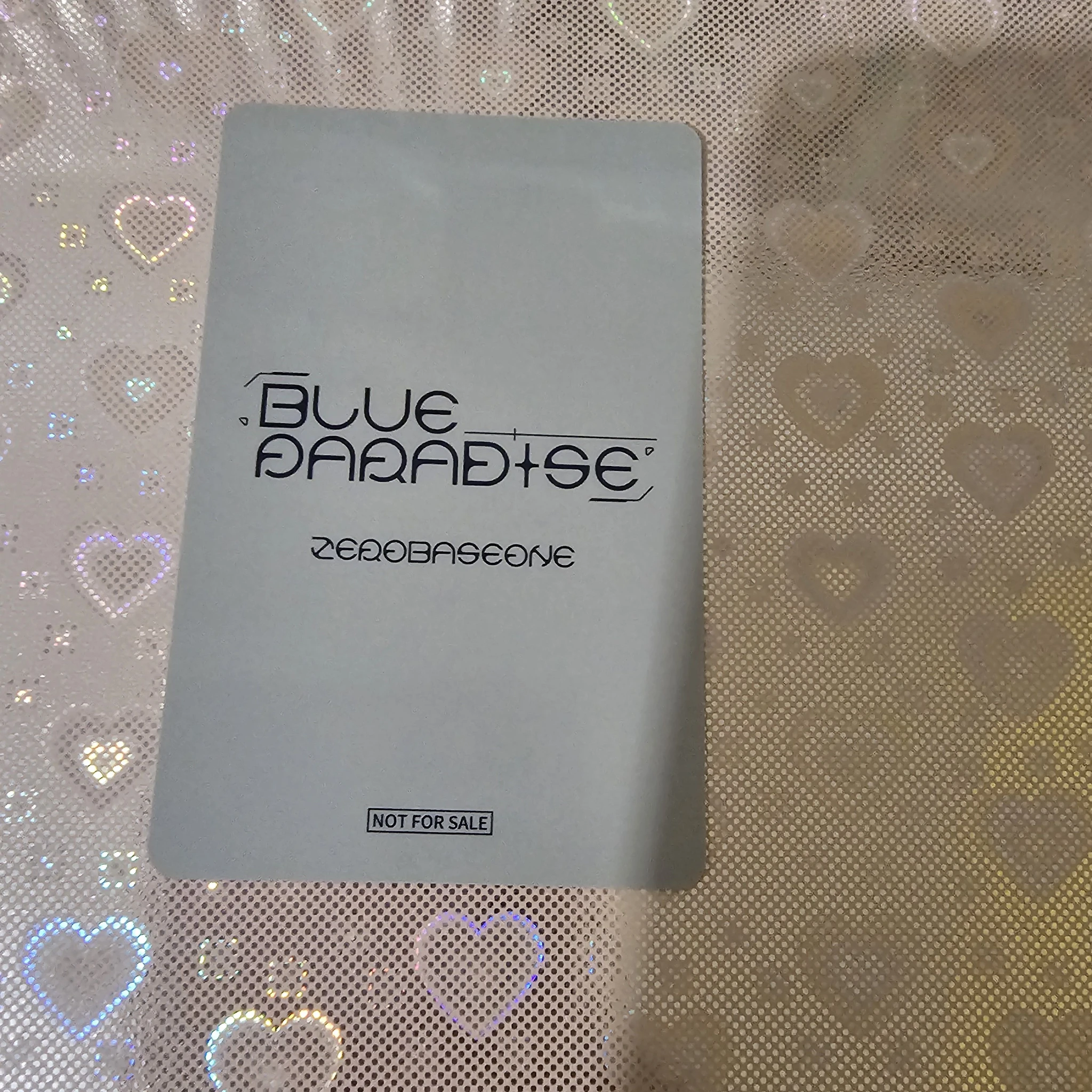 ZEROBASEONE Jiwoong ZEROBASEONE - Jiwoong - Blue Paradise Album lucky draw japan retail stores listing photo 2