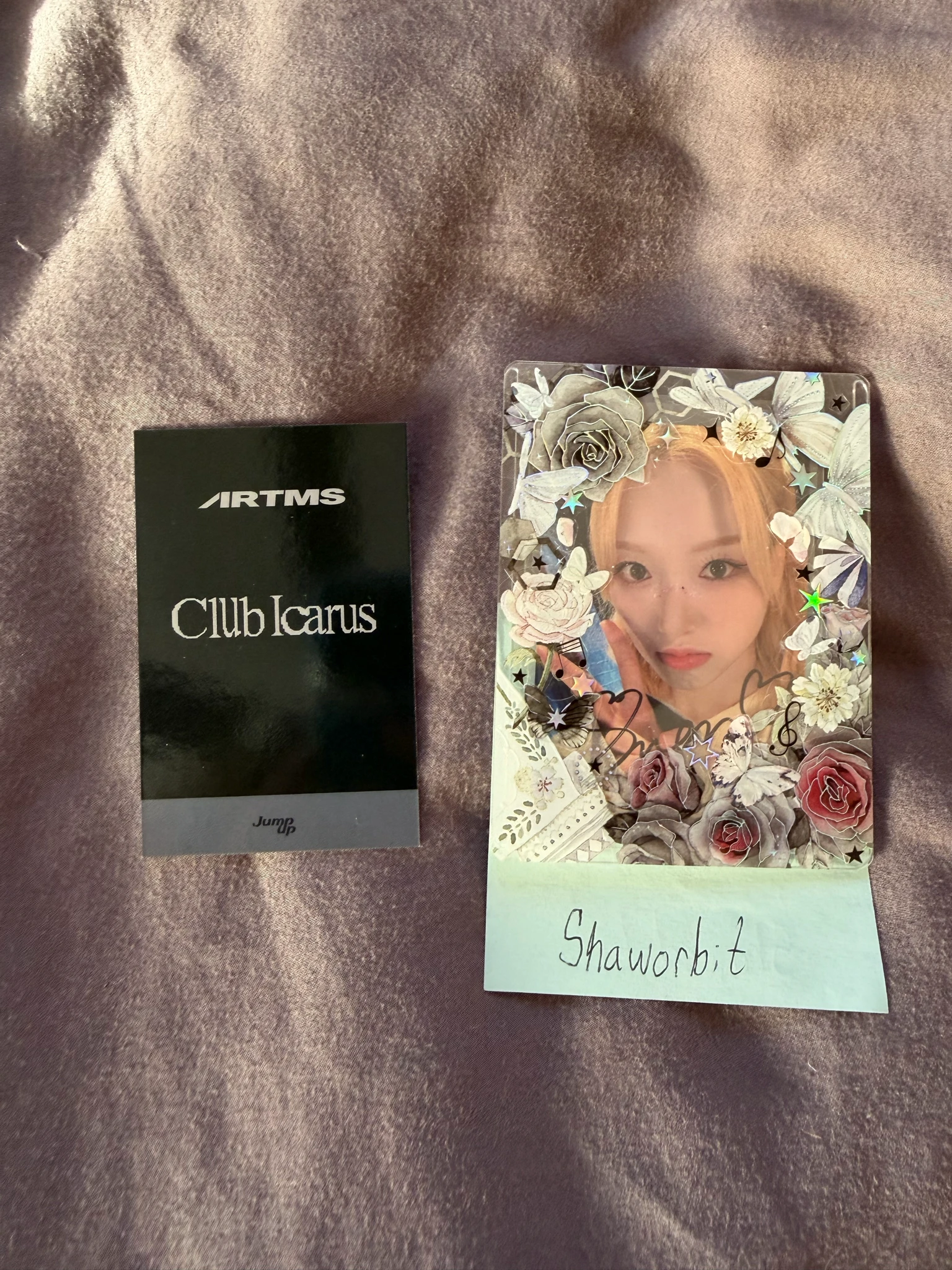 ARTMS HeeJin ARTMS - HeeJin - Club Icarus Album jump up round 11 fansign listing photo 2