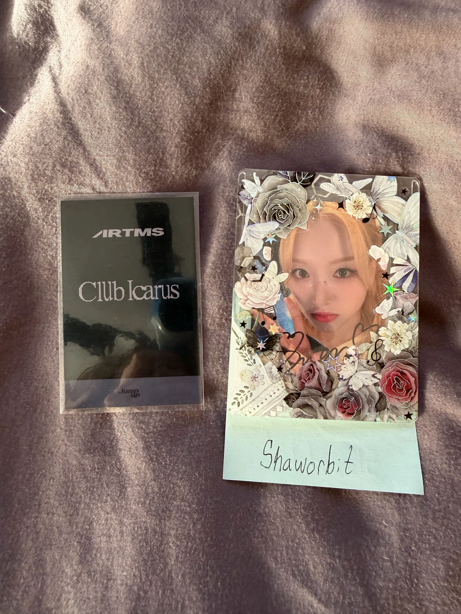 ARTMS Choerry ARTMS - Choerry - Club Icarus Album polaroid jump up video call (fancall) round 10 listing photo 2