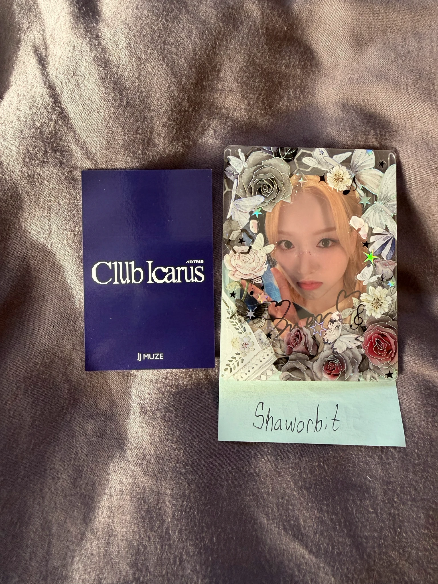 ARTMS HaSeul ARTMS - HaSeul - Club Icarus Album jjmuze (jj muze) round 2 polaroid group video call (fancall) listing photo 2