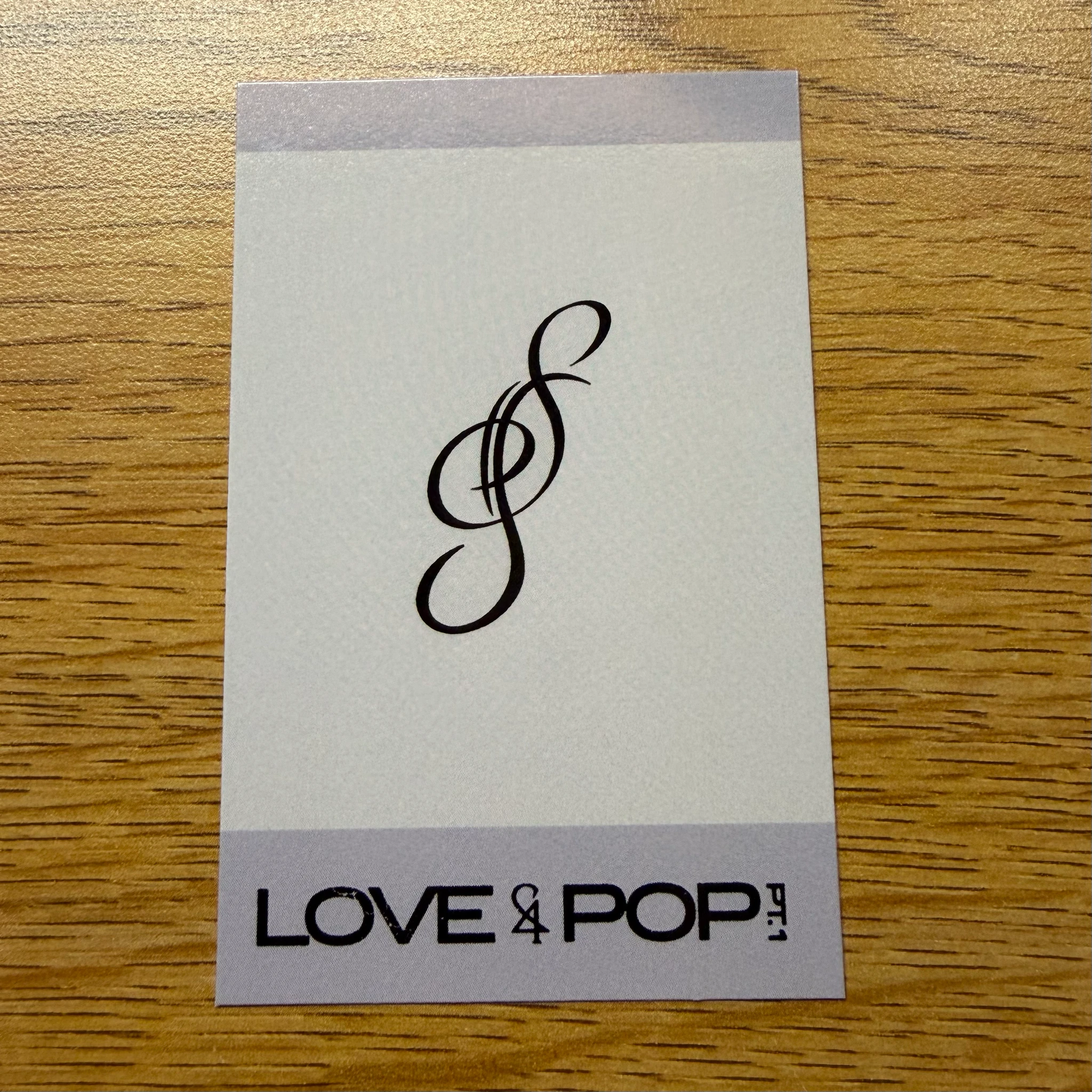 tripleS Yooyeon tripleS - Yooyeon - LOVE&POP pt.1 Album apple music pob (pre-order benefit) polaroid listing photo 2