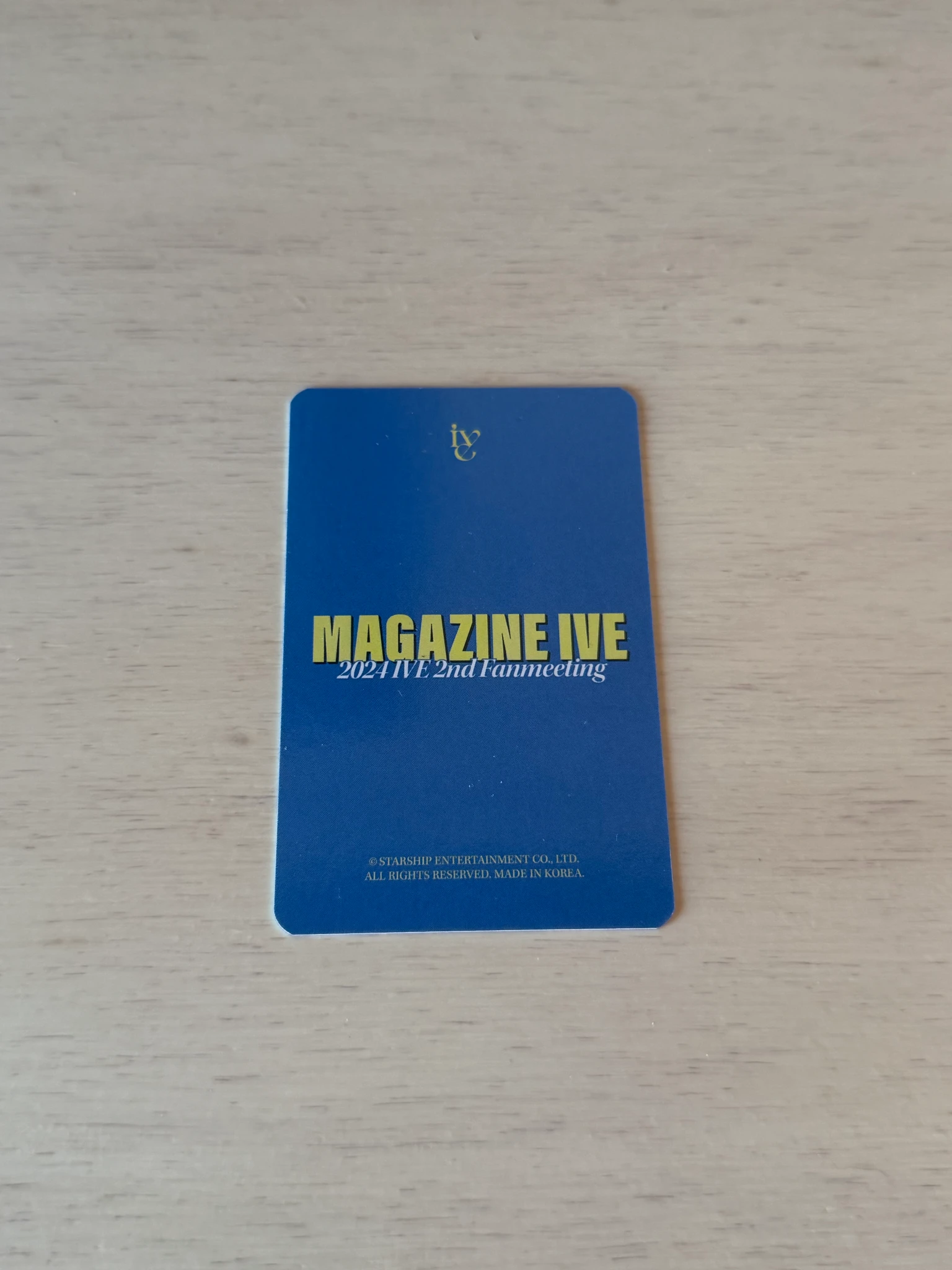 IVE IVE - Liz & Leeseo - Magazine IVE: 2nd Fanmeeting Event fan meeting trading card listing photo 2