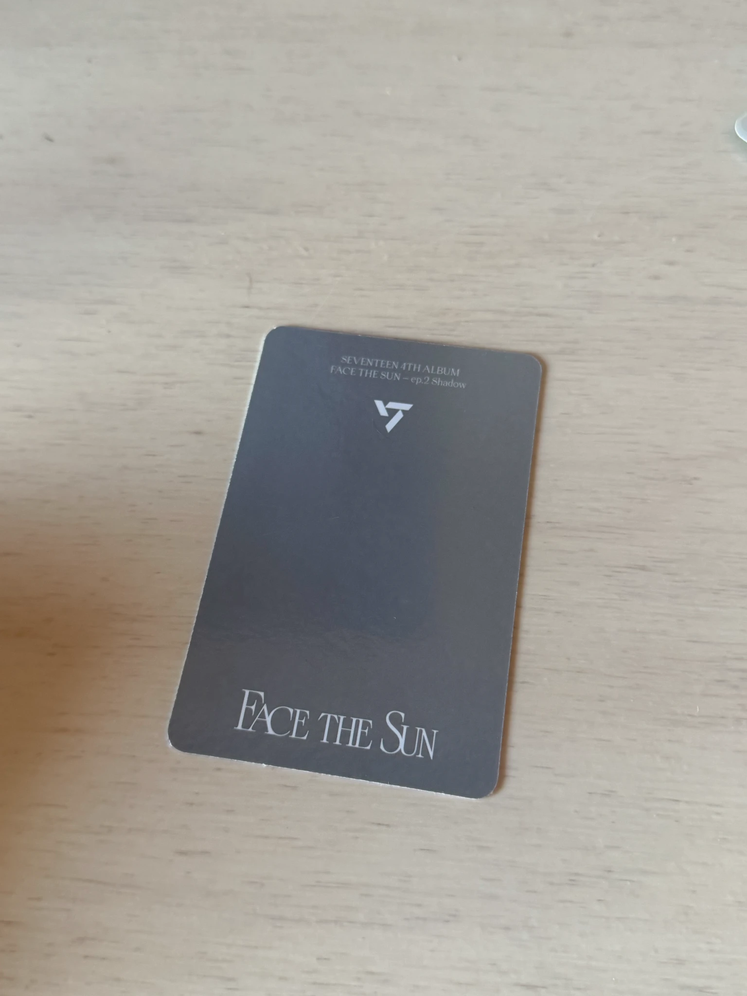 SEVENTEEN S.Coups SEVENTEEN - S.Coups - Face the Sun Album album photocard shadow version listing photo 2