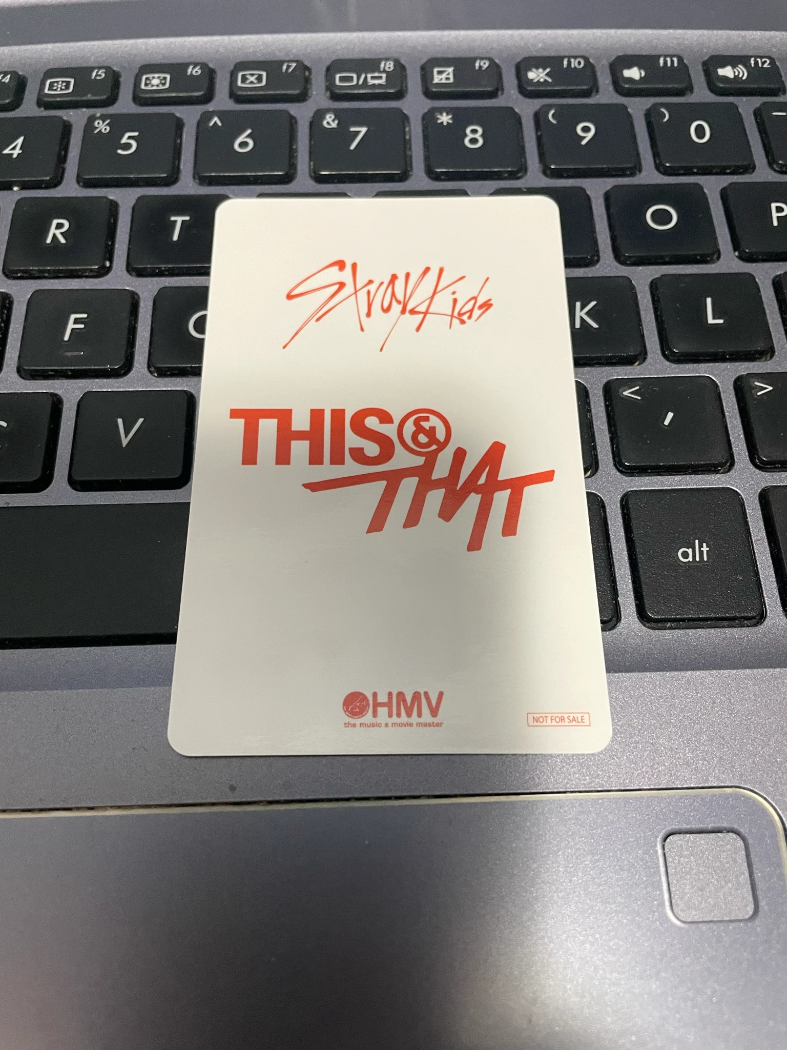 Stray Kids Changbin Stray Kids - Changbin - THIS & THAT Album hmv japan B version lucky draw (LD) listing photo 2