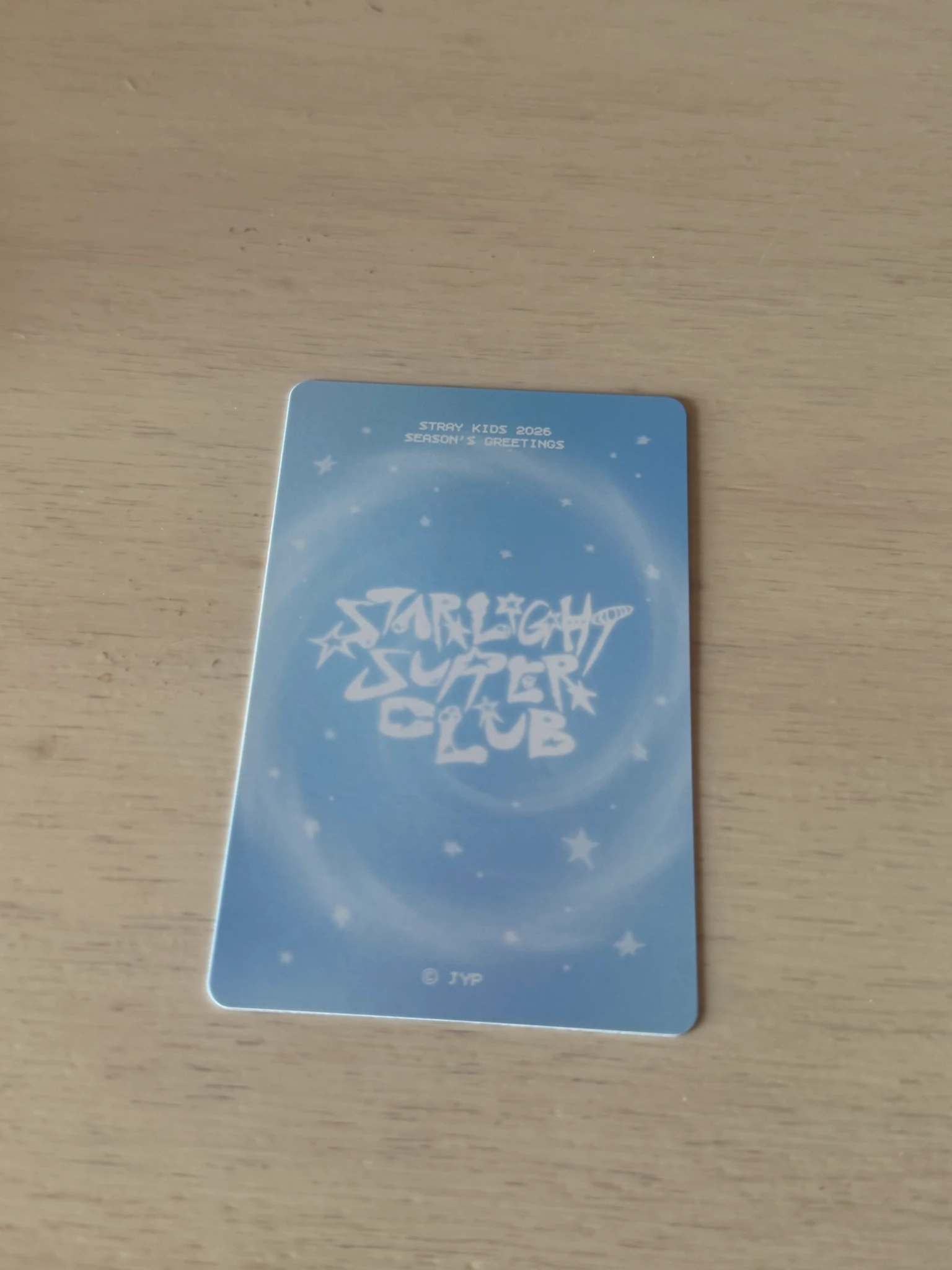 Stray Kids Changbin Stray Kids - Changbin - 2026 Season's Greetings - Starlight Supper Club Other photocard set listing photo 2