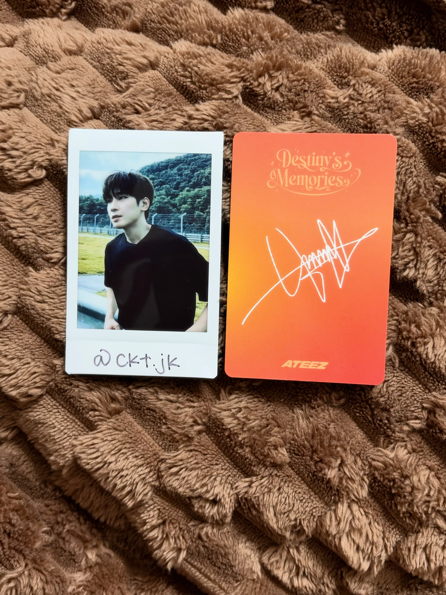 ATEEZ Jongho ATEEZ - Jongho - Destiny's Memories Exhibition Other trading card listing photo 2