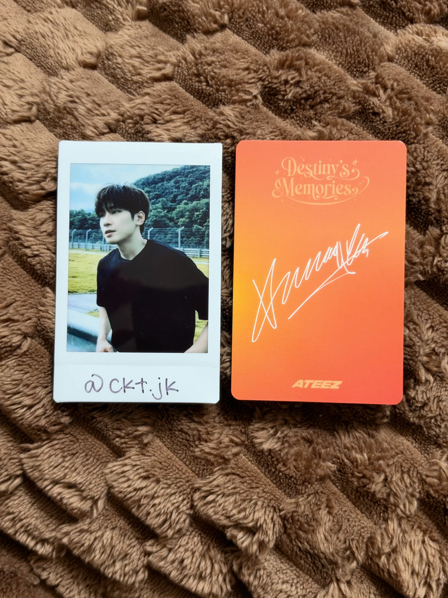 ATEEZ Yeosang ATEEZ - Yeosang - Destiny's Memories Exhibition Other trading card listing photo 2