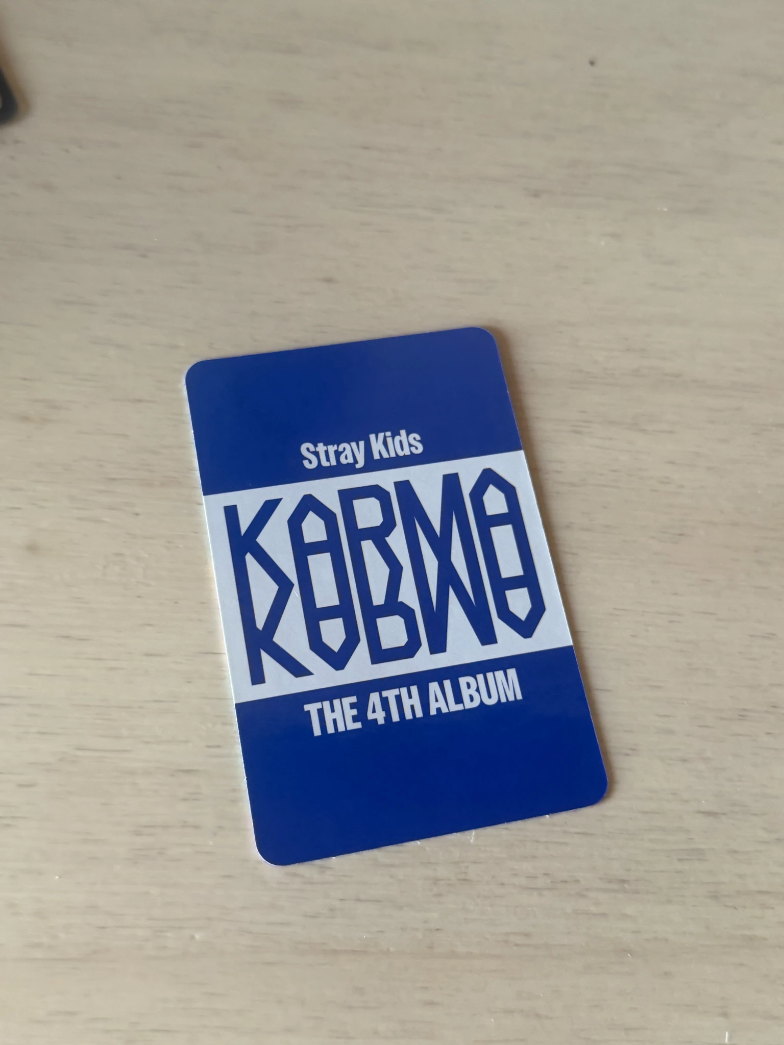 Stray Kids Changbin Stray Kids - Changbin - KARMA Album album photocard accordion version listing photo 2