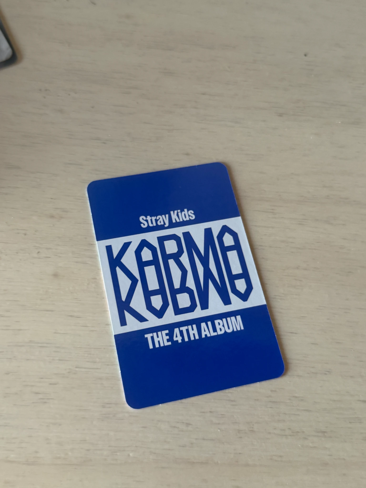 Stray Kids I.N Stray Kids - I.N - KARMA Album album photocard accordion version listing photo 2