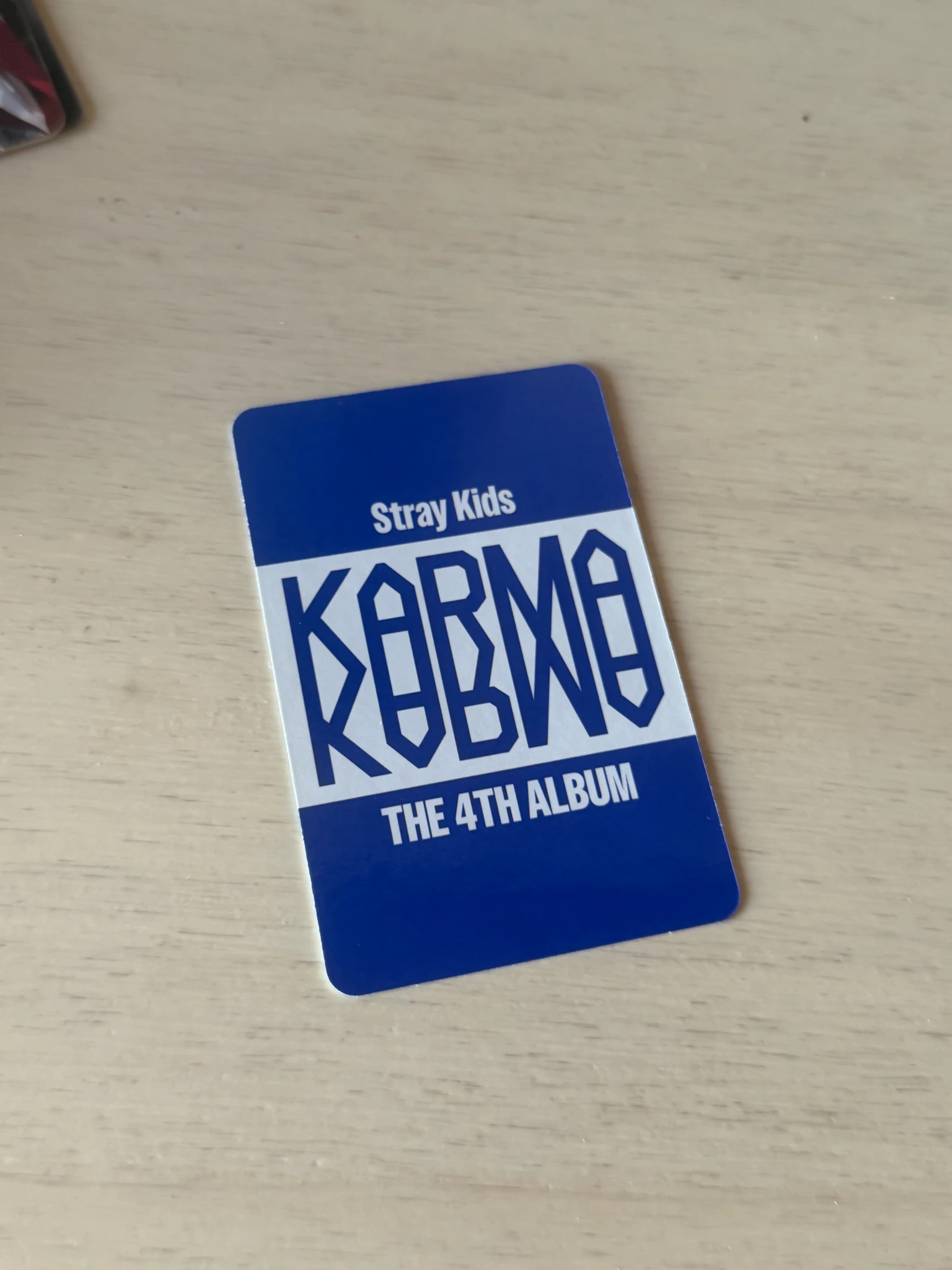 Stray Kids I.N Stray Kids - I.N - KARMA Album album photocard accordion version listing photo 2