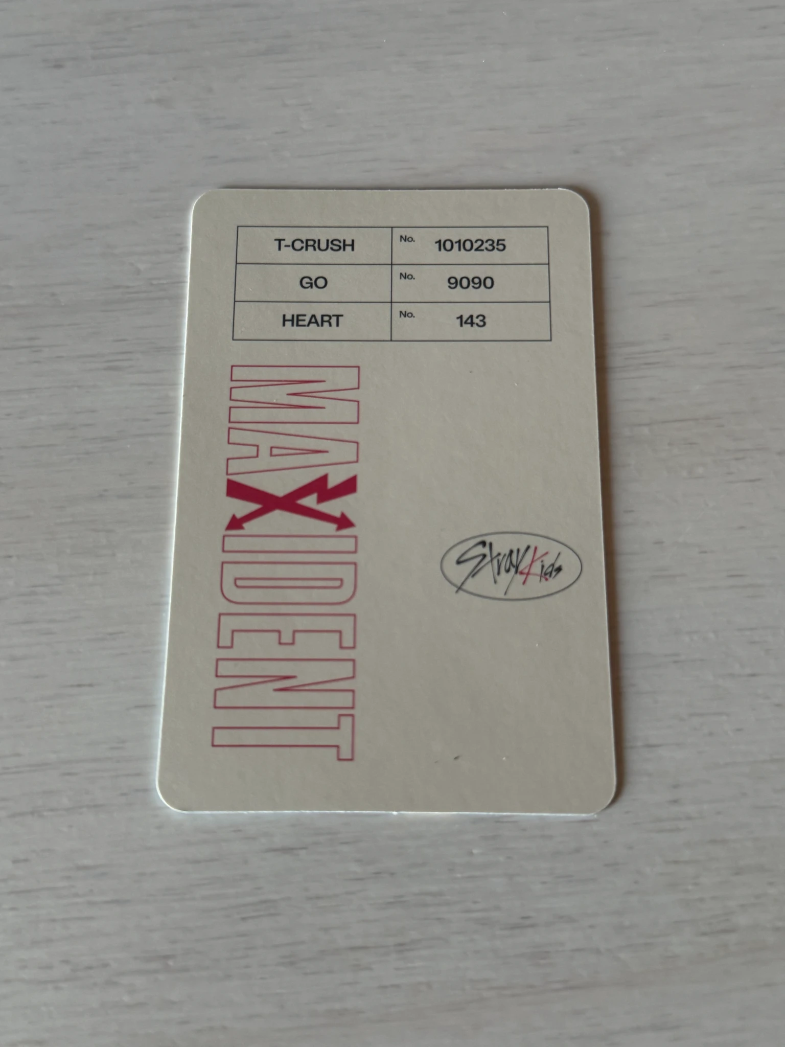 Stray Kids Felix Stray Kids - Felix - Maxident Album album photocard paper case version listing photo 2