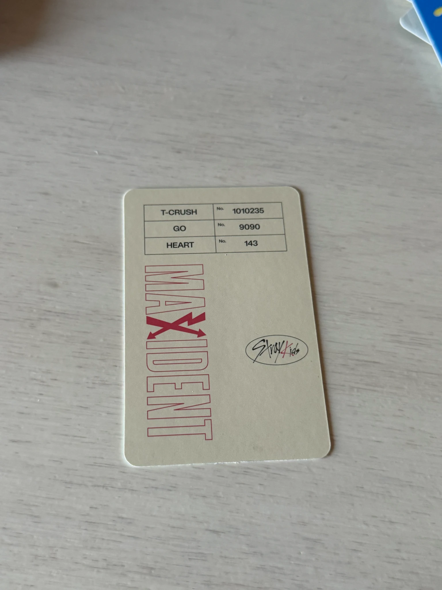 Stray Kids Hyunjin Stray Kids - Hyunjin - Maxident Album album photocard paper case version listing photo 2