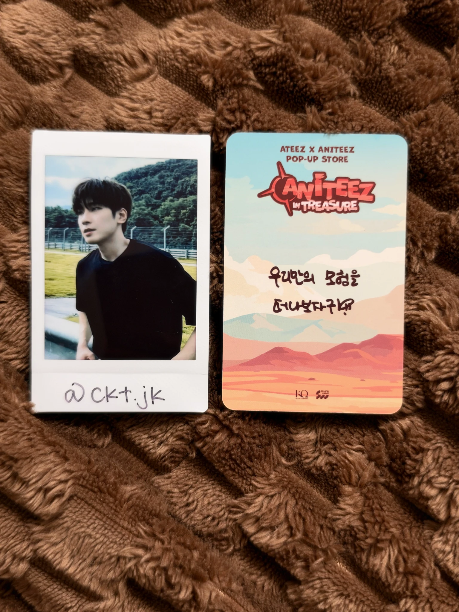 ATEEZ Jongho ATEEZ - Jongho - ANITEEZ IN TREASURE Other pop-up exclusive soundwave purchase benefit listing photo 2