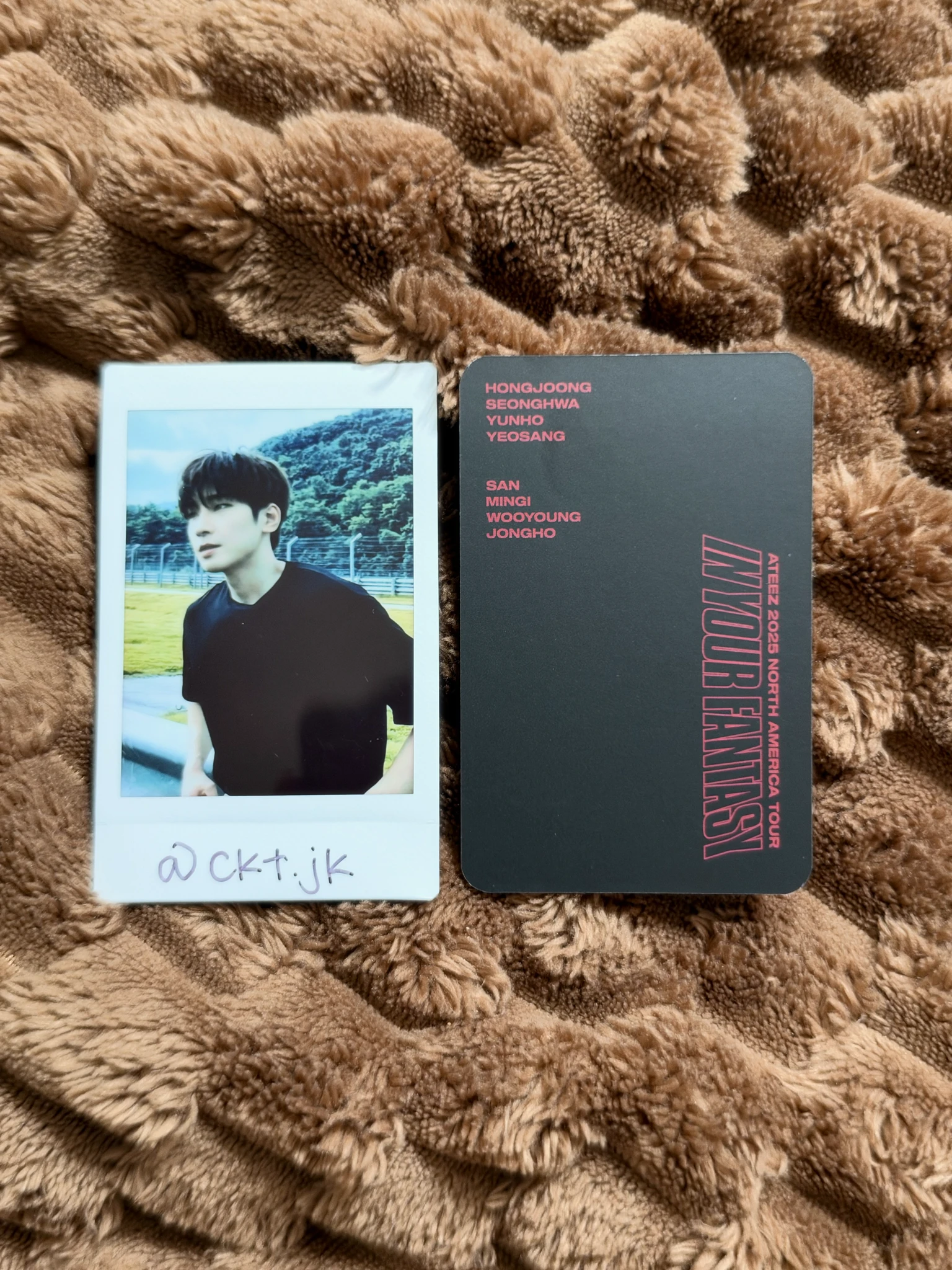 ATEEZ Seonghwa ATEEZ - Seonghwa - In Your Fantasy 2025 World Tour Event pop-up store purchase benefit US exclusive listing photo 2