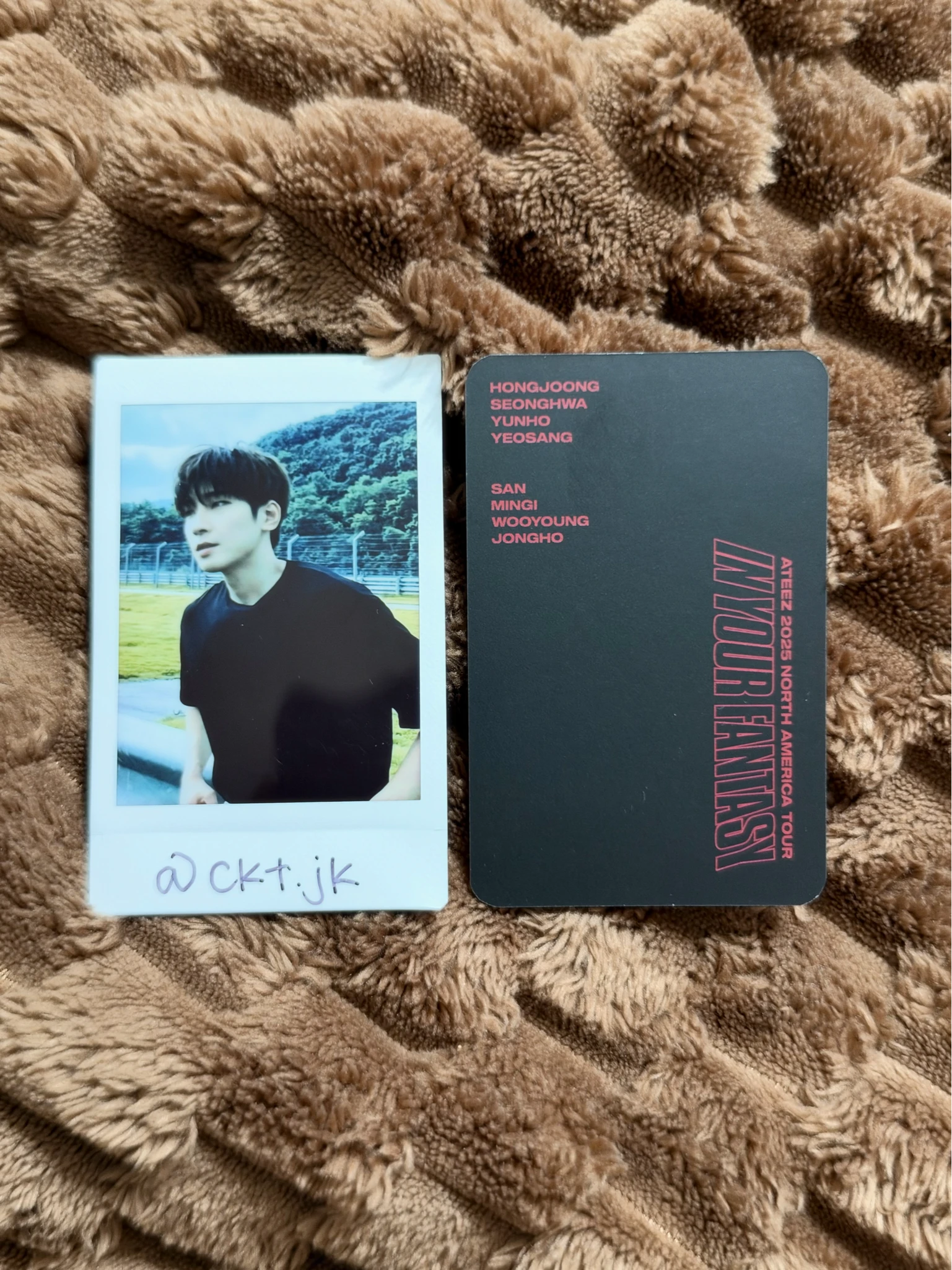 ATEEZ Seonghwa ATEEZ - Seonghwa - In Your Fantasy 2025 World Tour Event pop-up store purchase benefit US exclusive listing photo 2