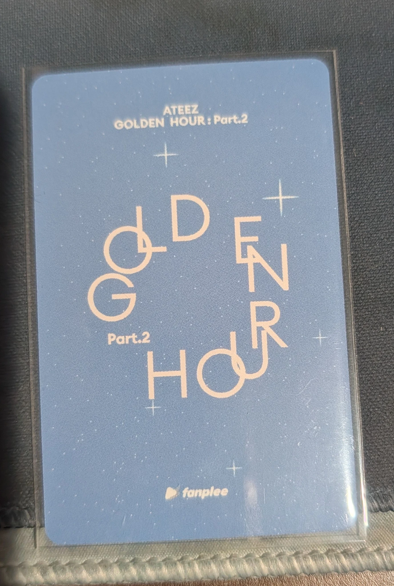 ATEEZ Hongjoong ATEEZ - Hongjoong - Golden Hour : Part.2 Album fromm store pob (pre-order benefit) lucky draw fanplee withmuu music planet soundwave listing photo 2