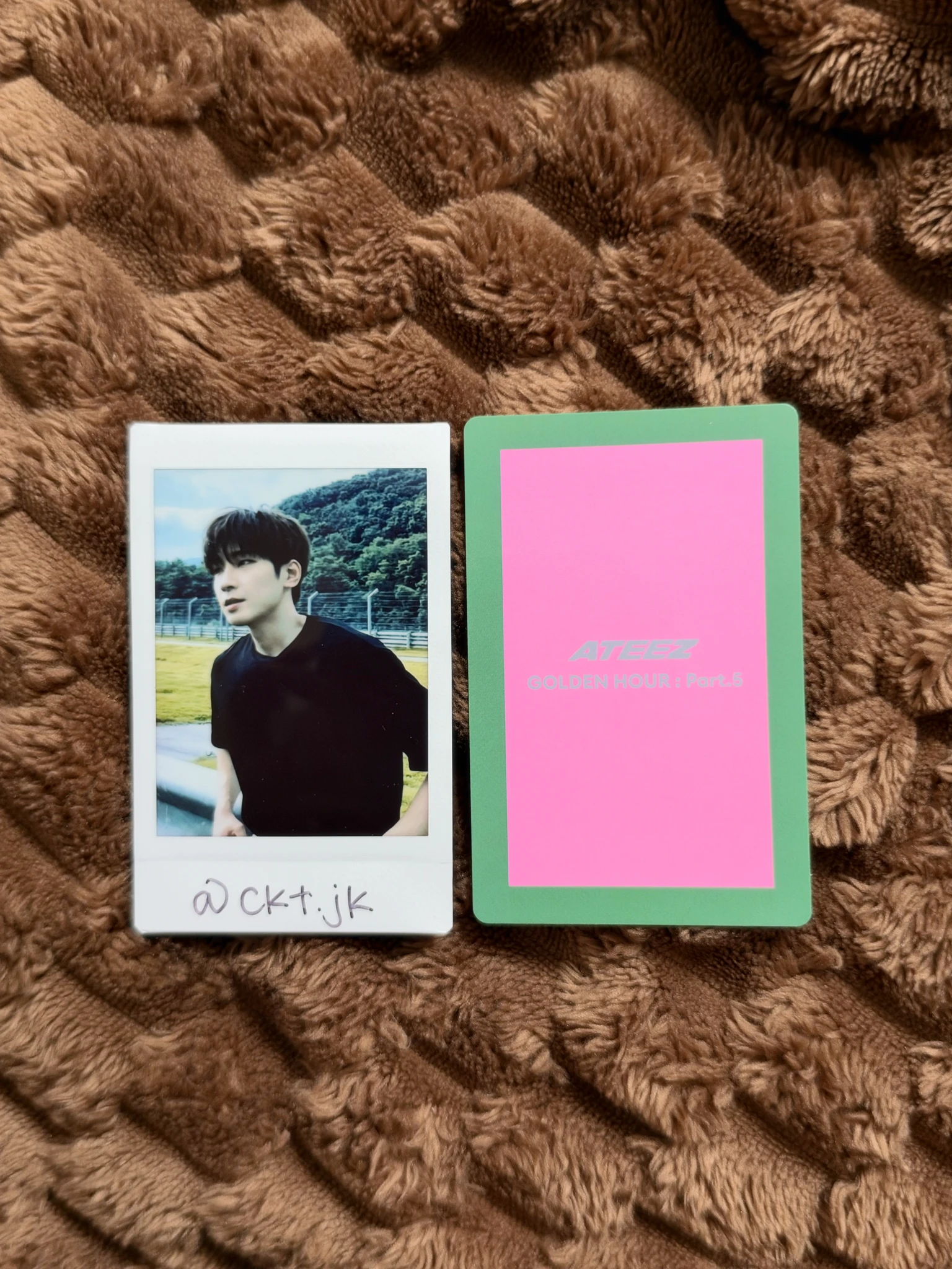 ATEEZ San ATEEZ - San - GOLDEN HOUR : Part.5 Album album photocard Z version listing photo 2