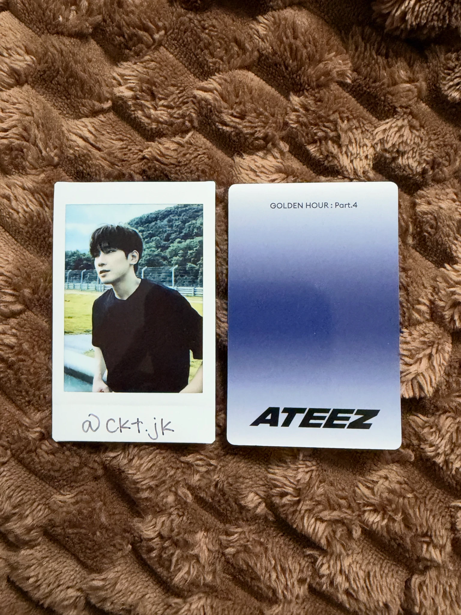 ATEEZ Seonghwa ATEEZ - Seonghwa - Golden Hour : Part.4 Album album photocard poca album listing photo 2