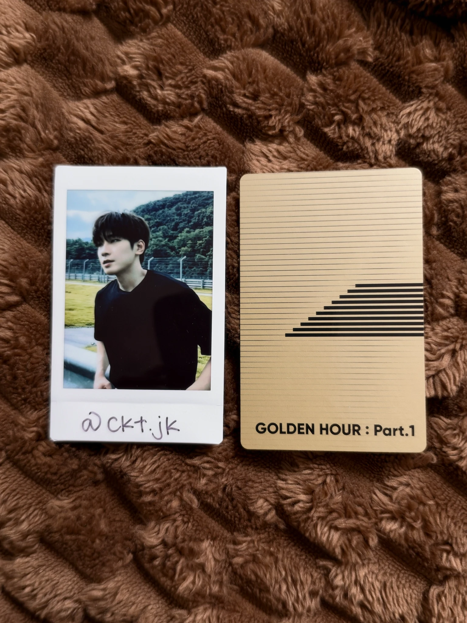 ATEEZ Jongho ATEEZ - Jongho - Golden Hour : Part.1 Album album photocard A version golden hour version listing photo 2
